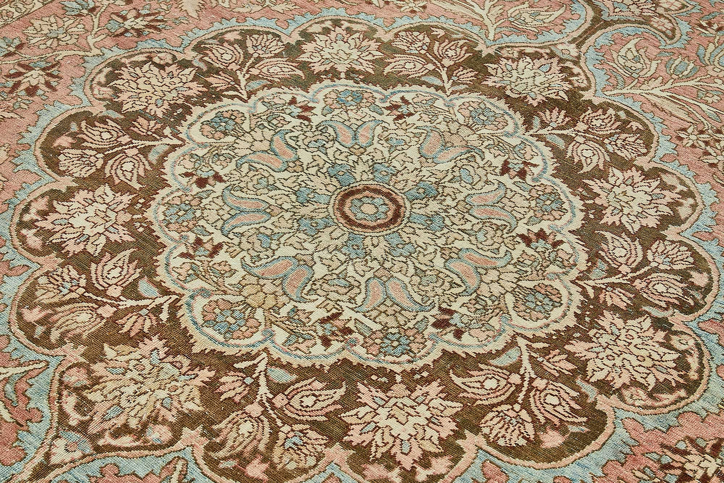 7x10 Vintage Persian Tabriz Rug - 50038