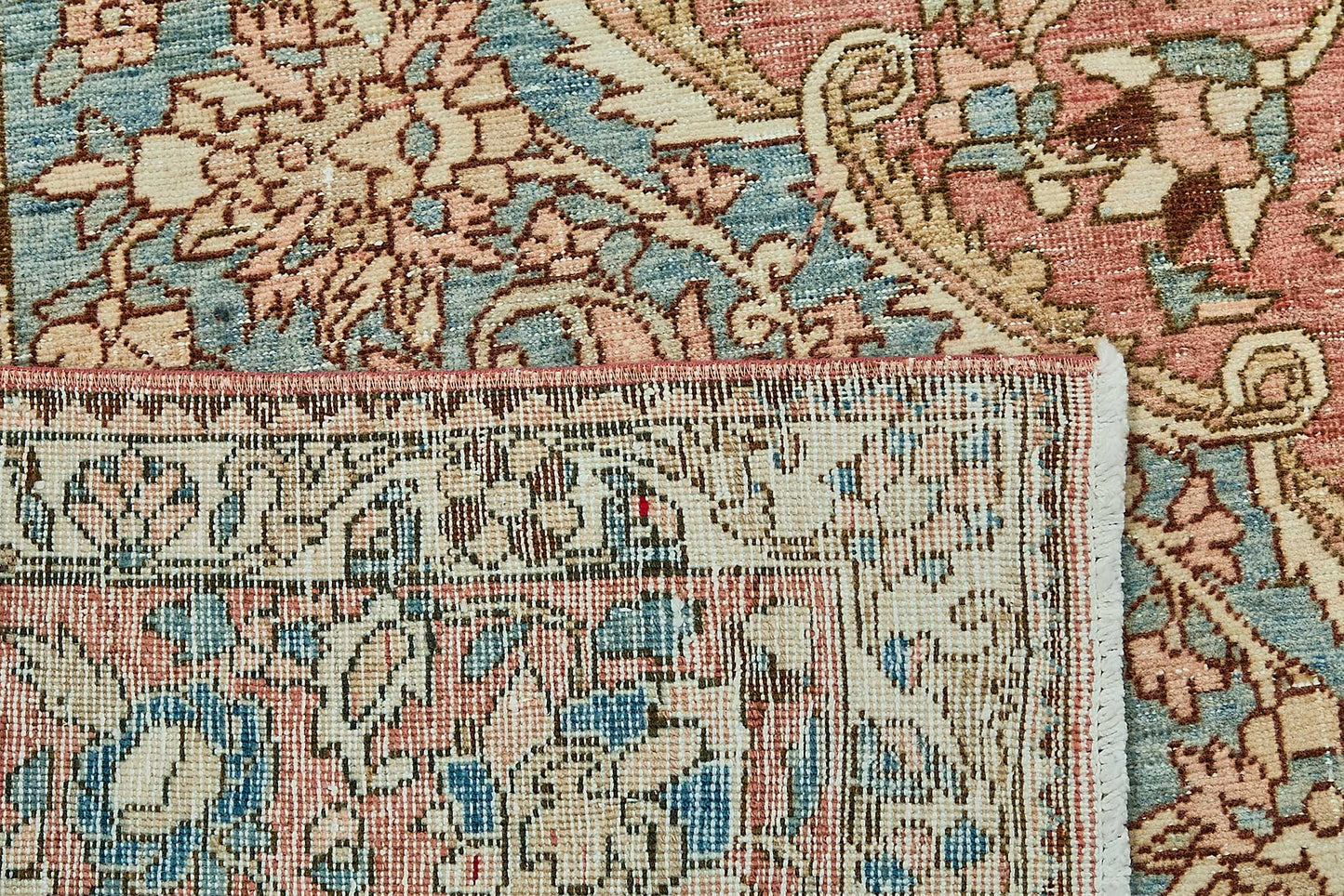 7x10 Vintage Persian Tabriz Rug - 50038