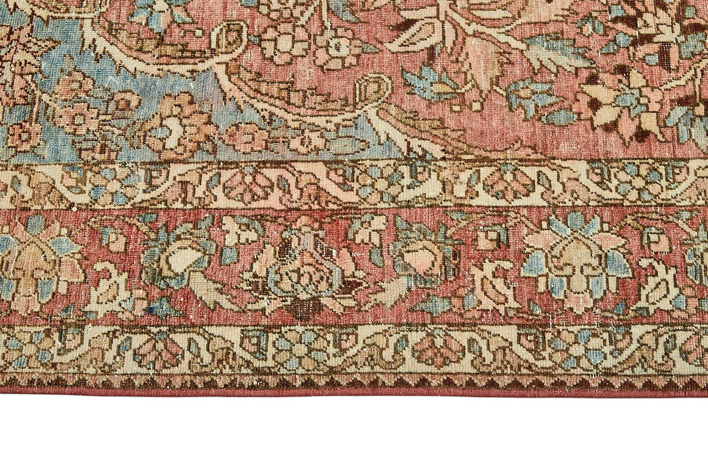 7x10 Vintage Persian Tabriz Rug - 50038