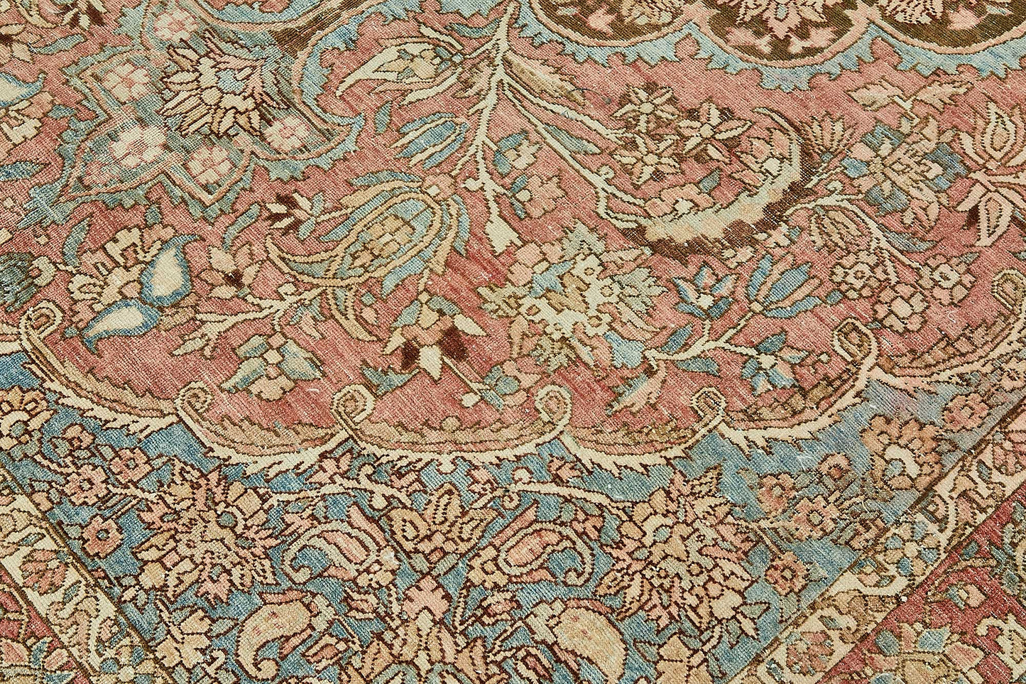 7x10 Vintage Persian Tabriz Rug - 50038