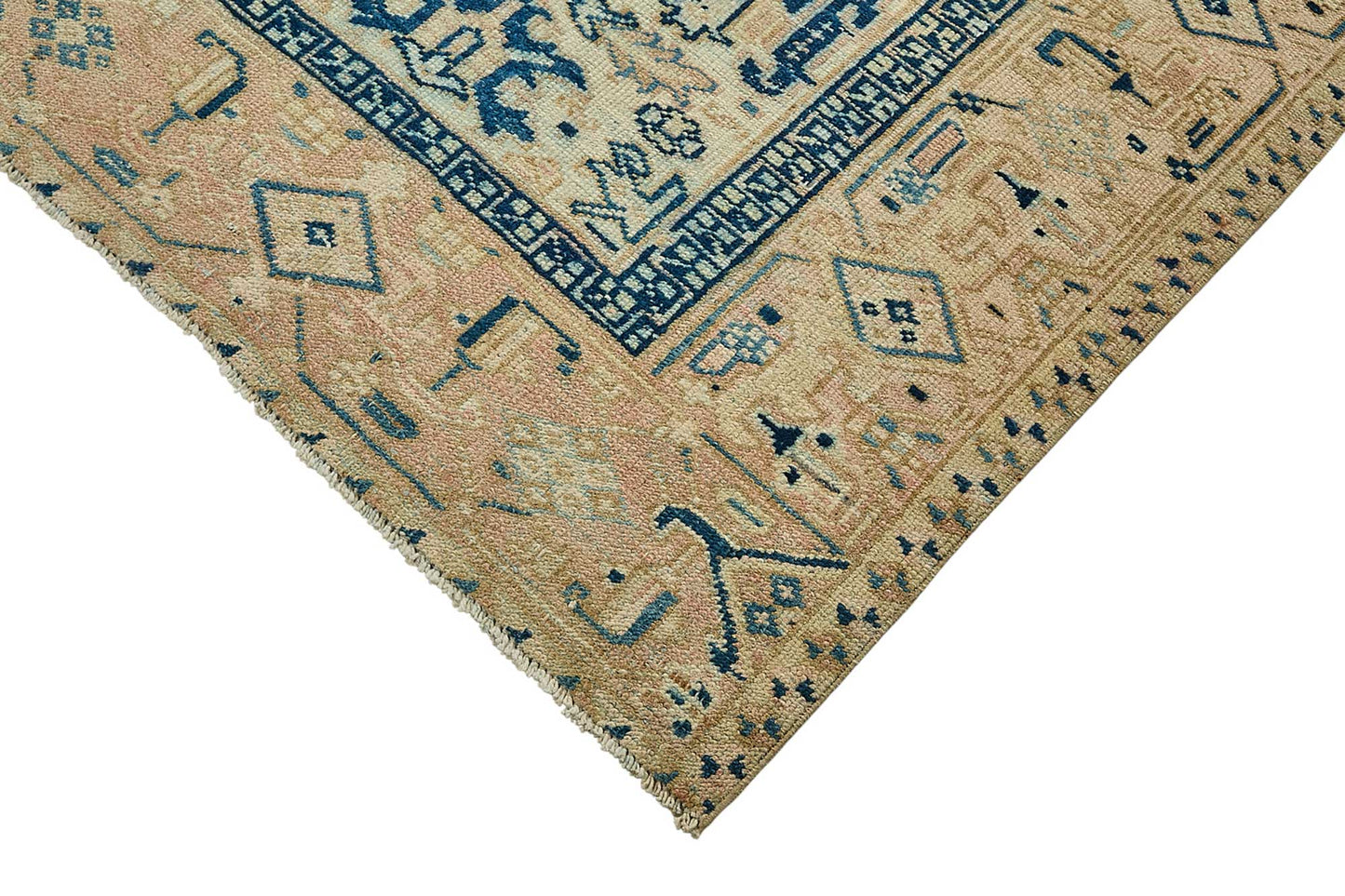 7x10 Vintage Persian Heriz Rug - 50040