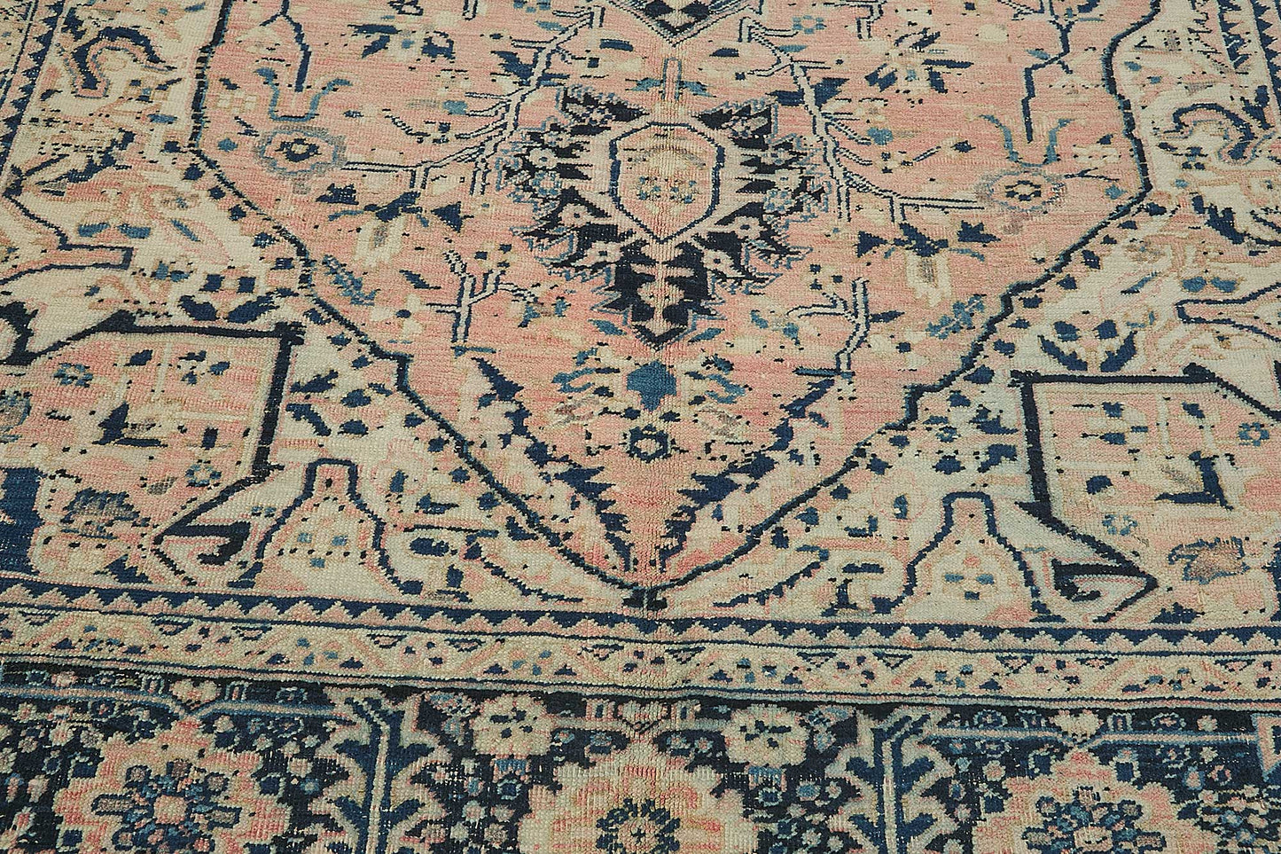 8x11 Antique Persian Heriz Rug - 50048