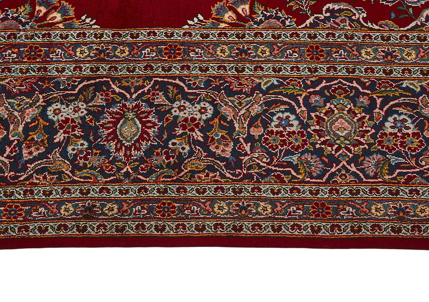 9x13 Antique Persian Kashan Rug - 50053