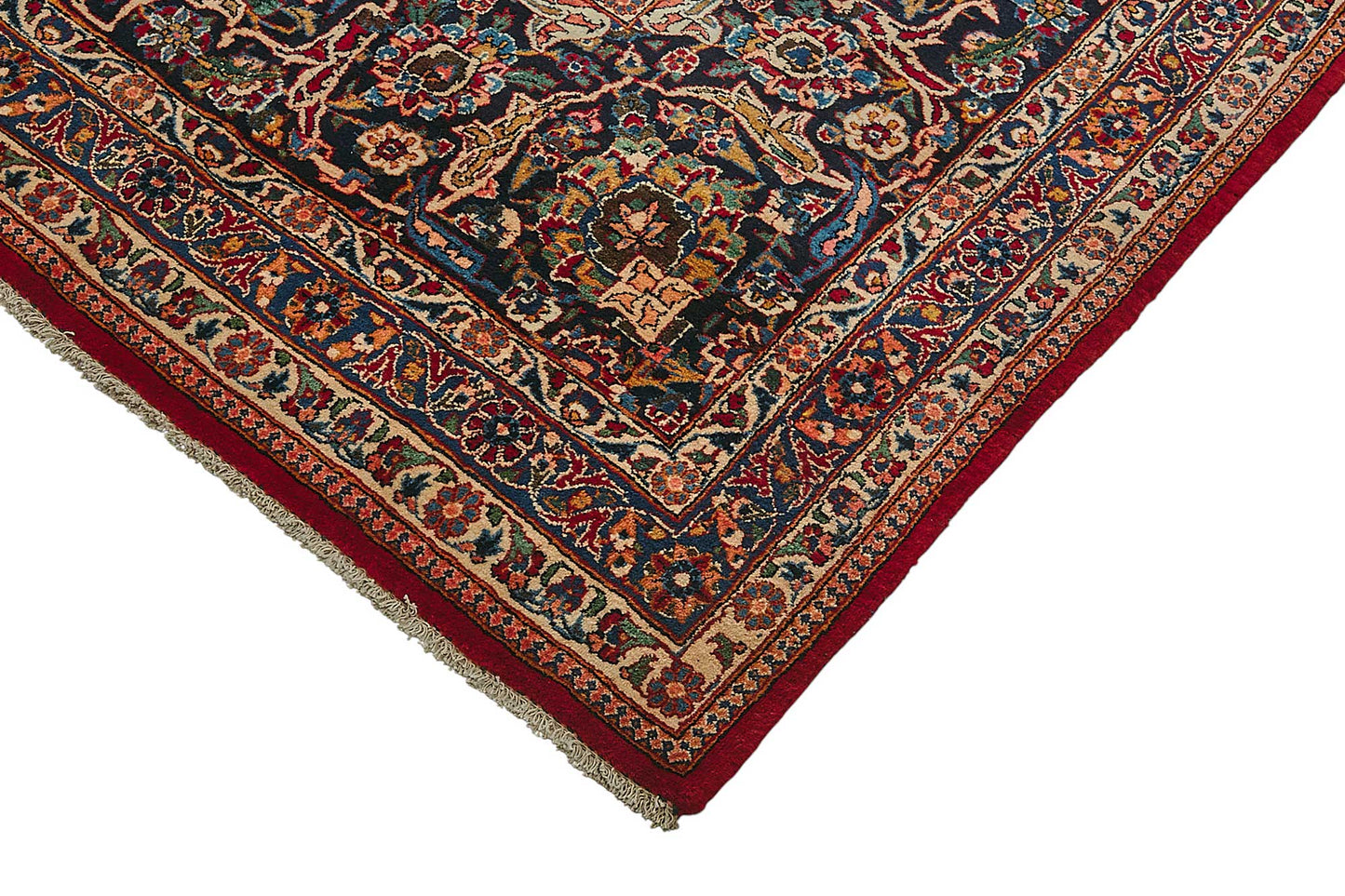 12x18 Antique Persian Kashan Rug - 50054