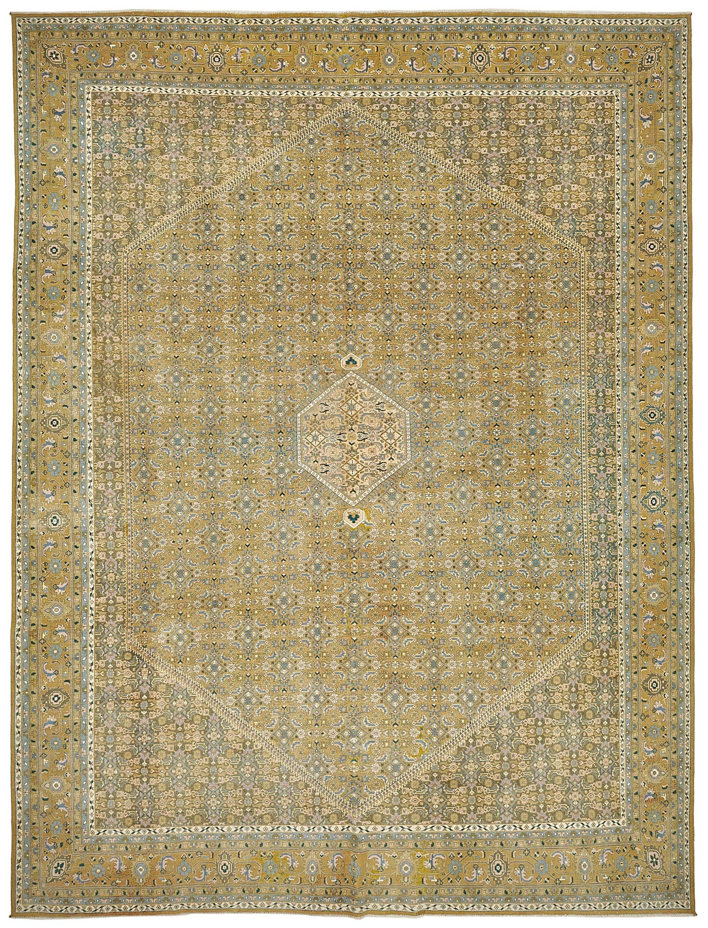 10x13 Antique Tabriz Mahi Rug - 50056