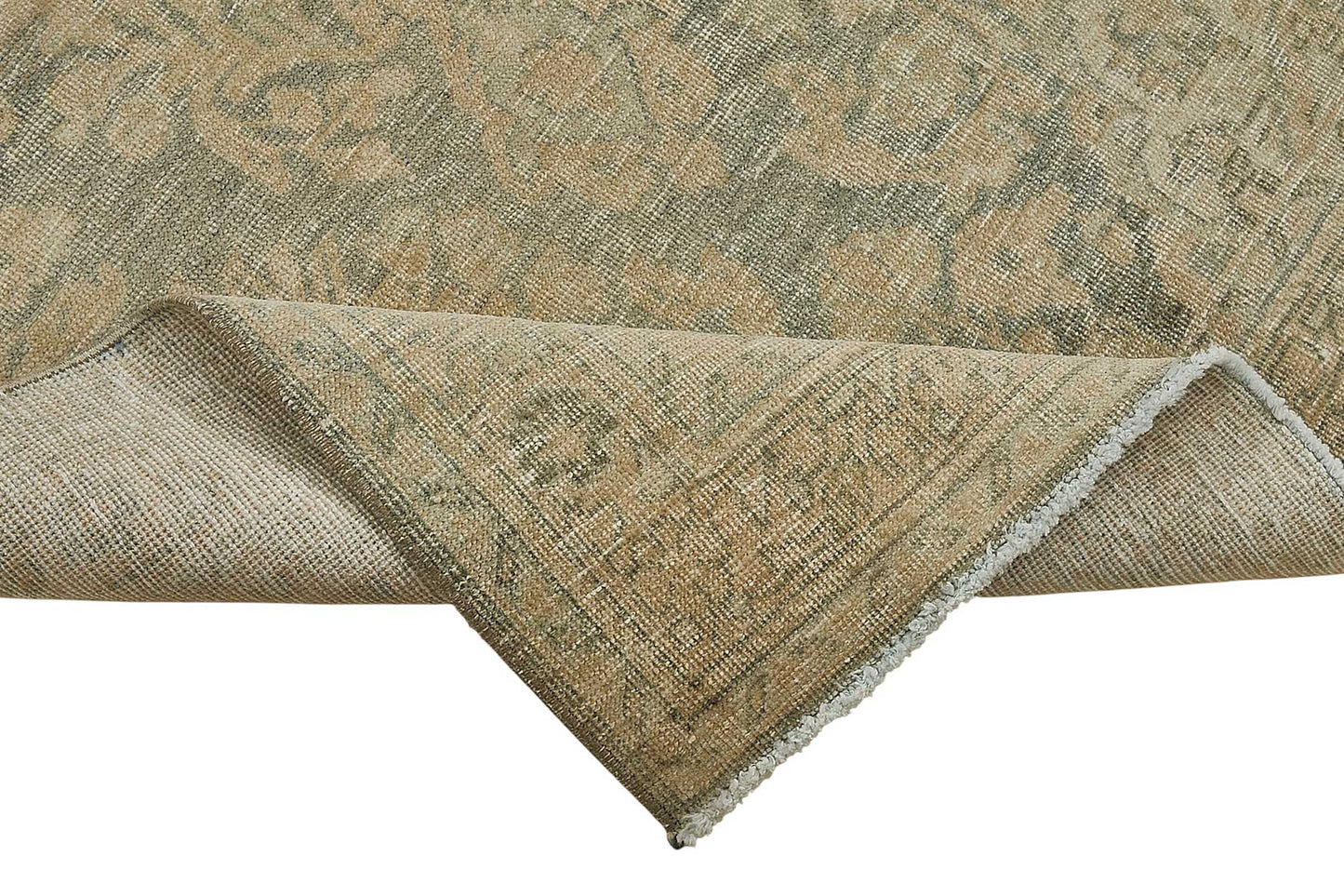 3x14 Antique Persian Kerman Rug - 50062