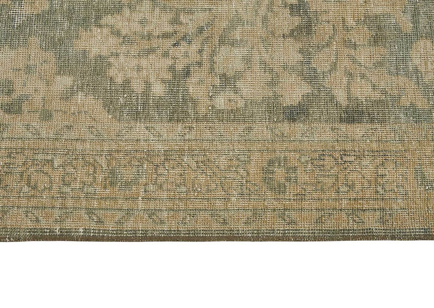 3x14 Antique Persian Kerman Rug - 50062