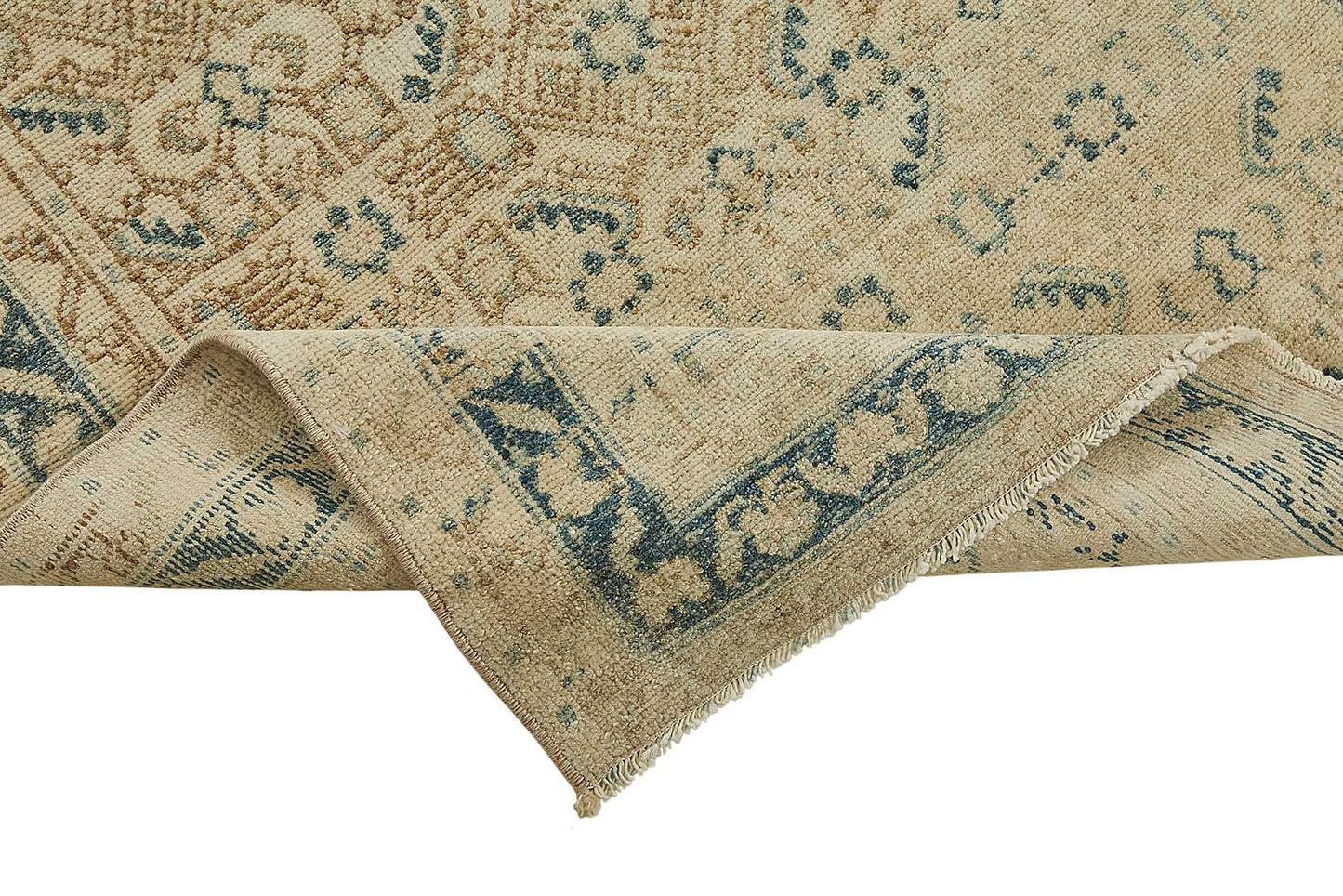 3x10 Antique Persian Heriz Rug - 50064