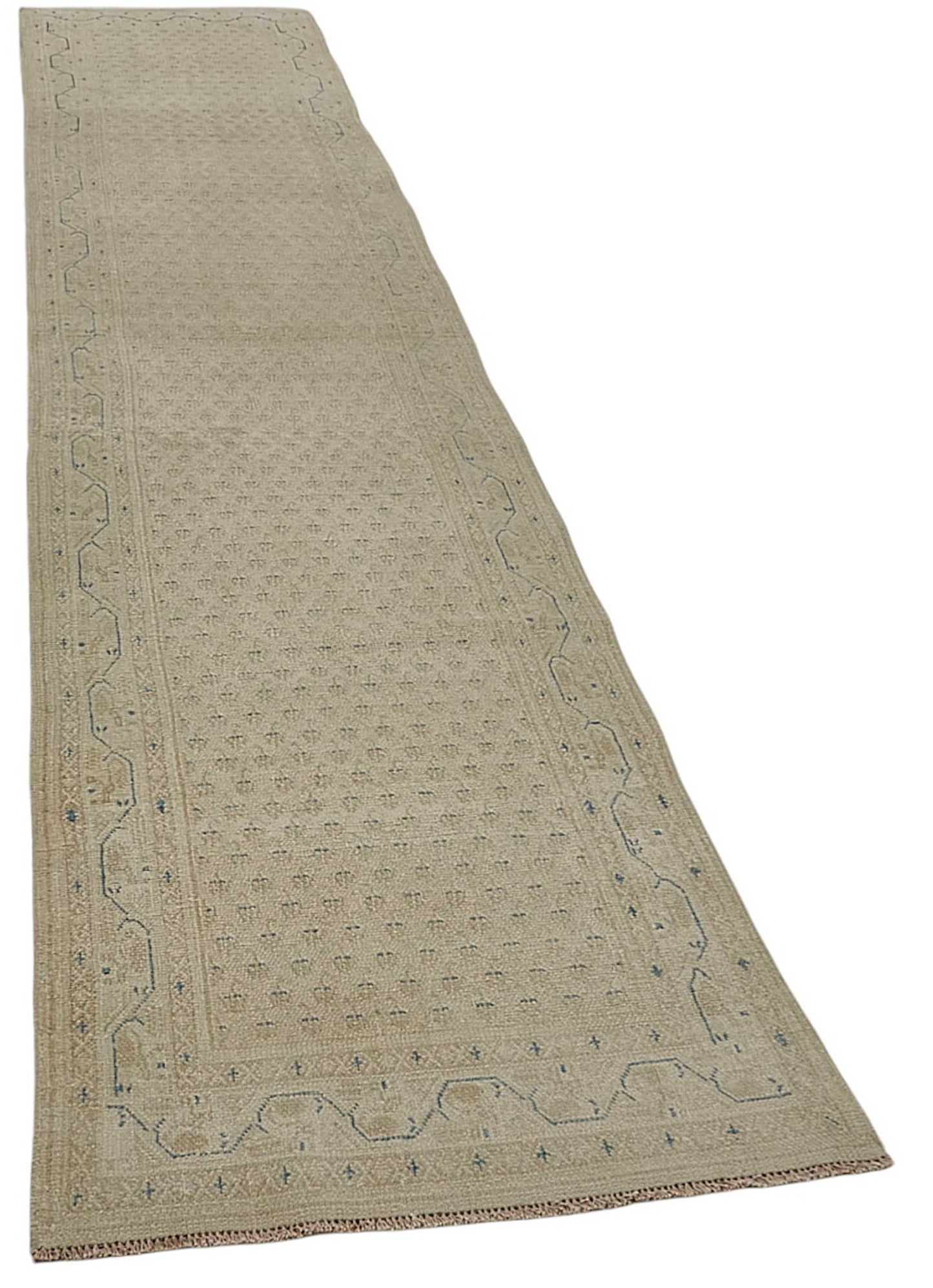 3x13 Antique Persian Heriz Rug - 50068