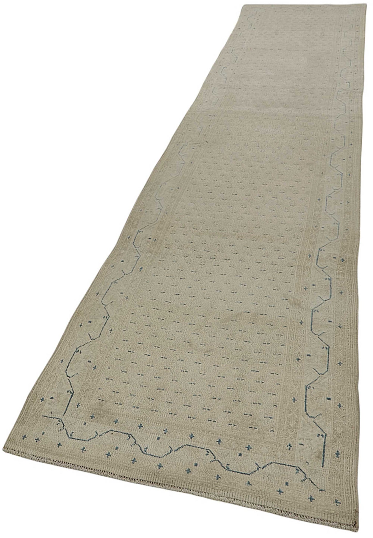 3x13 Antique Persian Heriz Rug - 50068