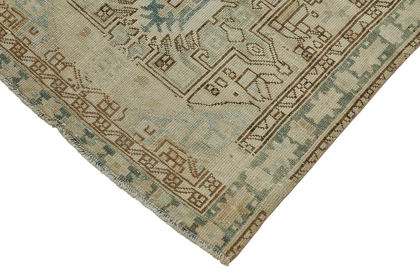 3x12 Antique Persian Heriz Rug - 50069