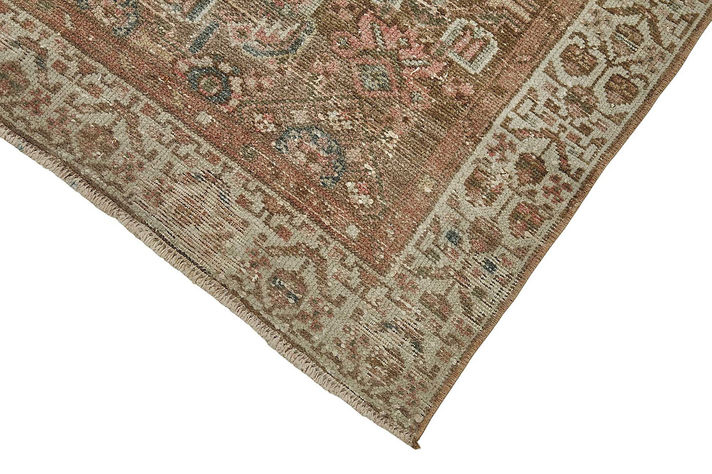 3x13 Antique Persian Mahal Rug - 50072