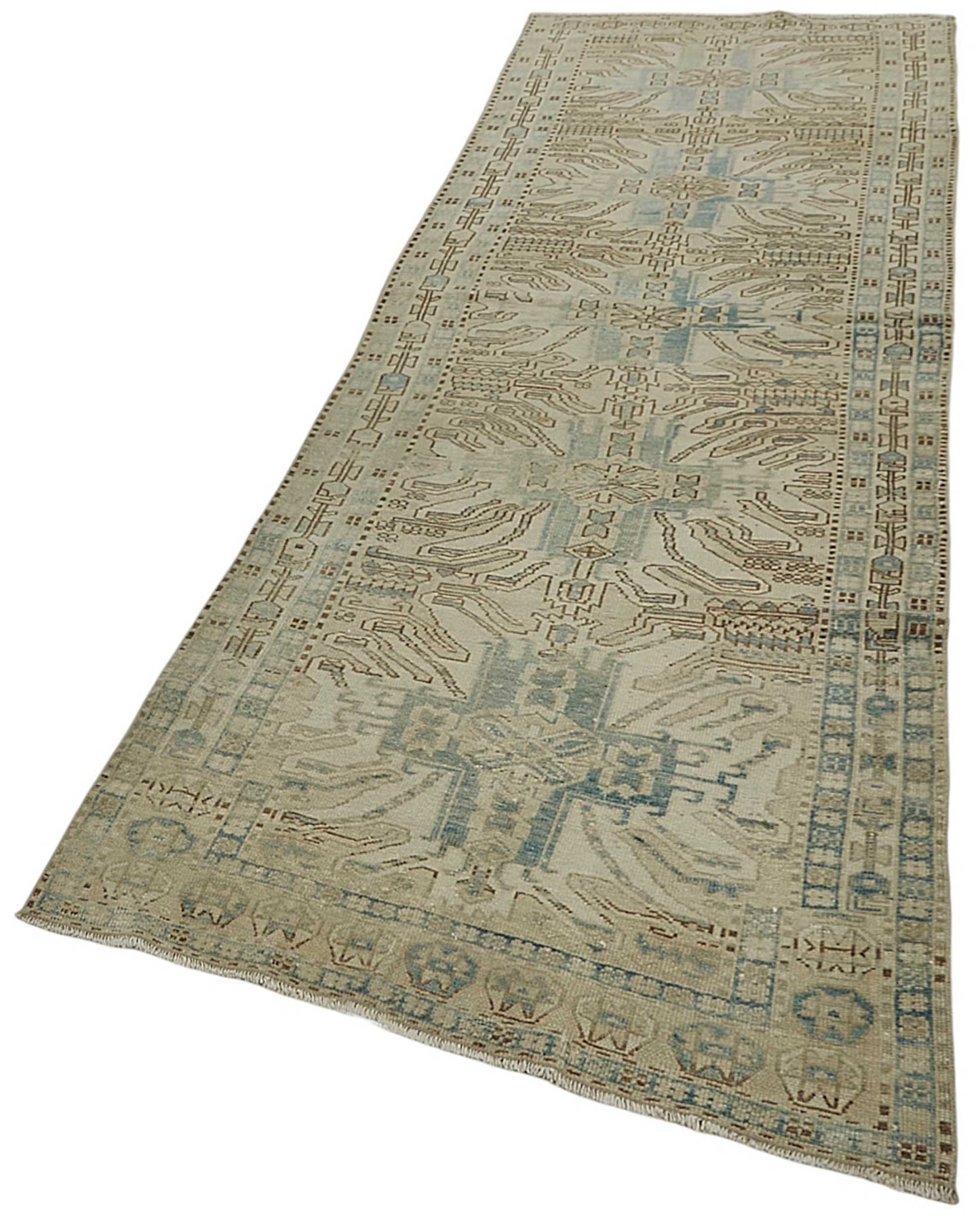 3x11 Antique Caucasian Kazak Rug - 50074