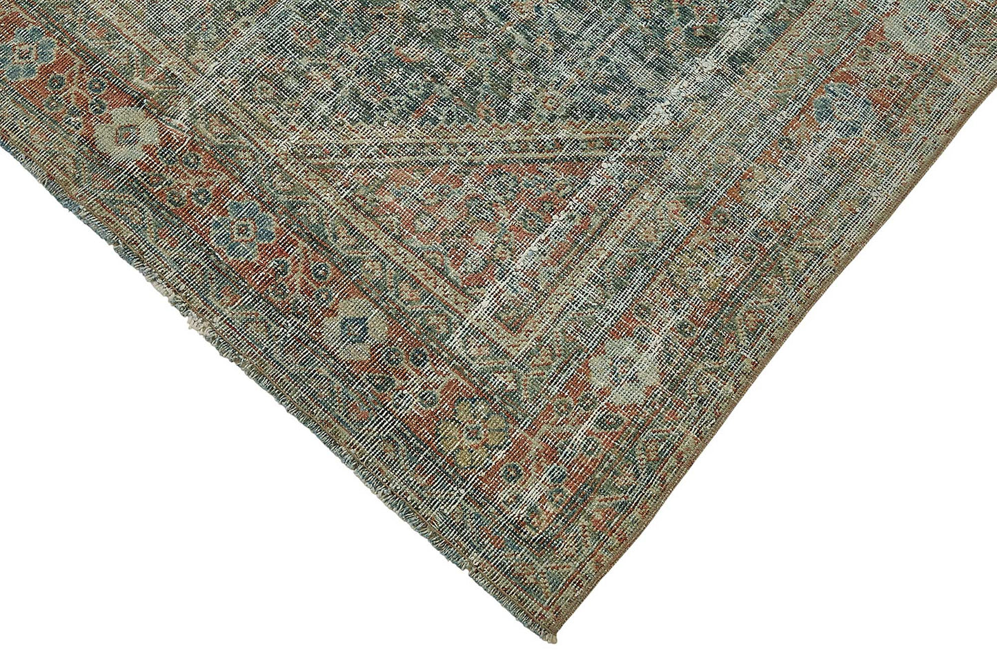 4x6 Antique Persian Tabriz Rug - 50084