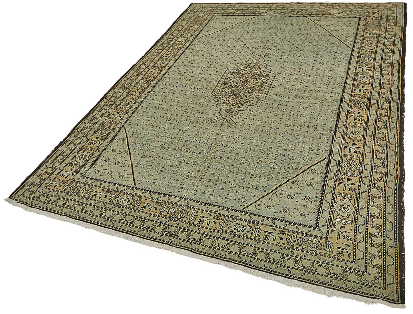 6x8 Antique Persian Tabriz Rug - 50089