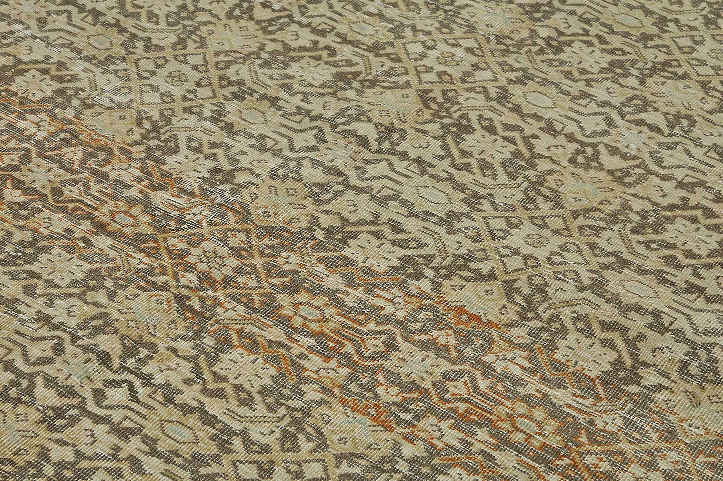 8x10 Antique Persian Tabriz Rug - 50094