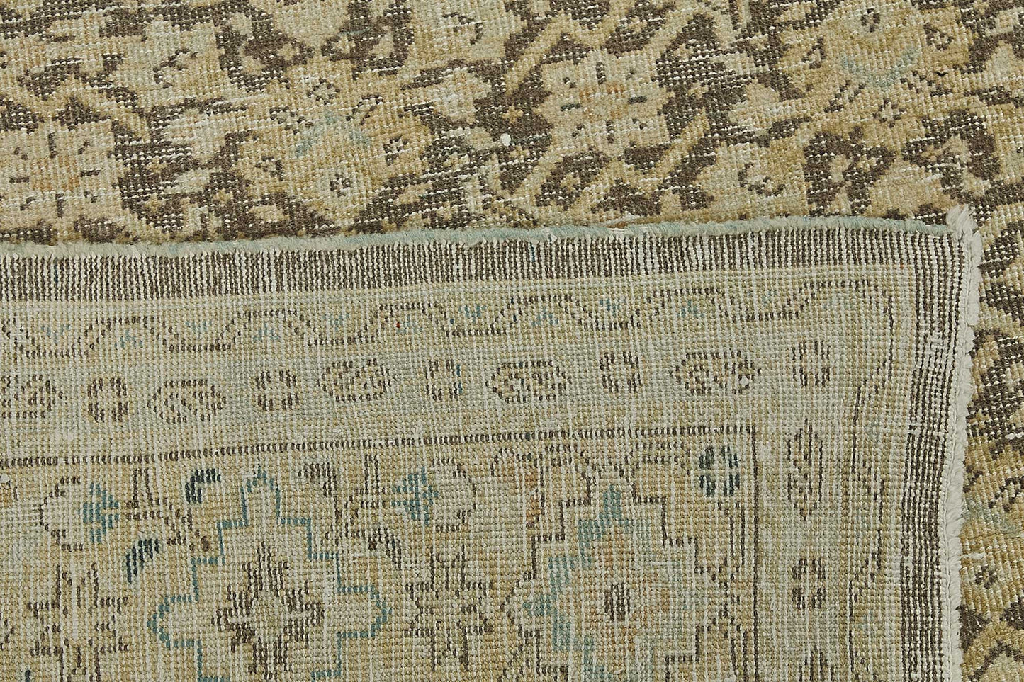 8x10 Antique Persian Tabriz Rug - 50094