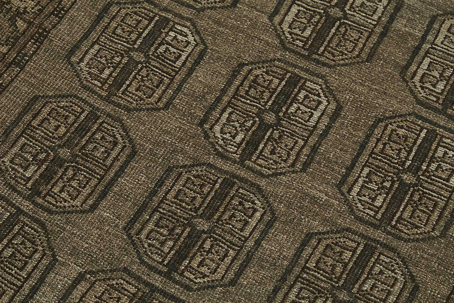3x4 Beige Antique Afghan Ensari Rug - 50121