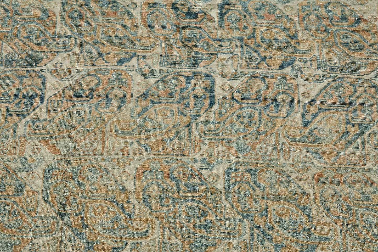 7x9 Beige Antique Persian Shiraz Rug - 50137