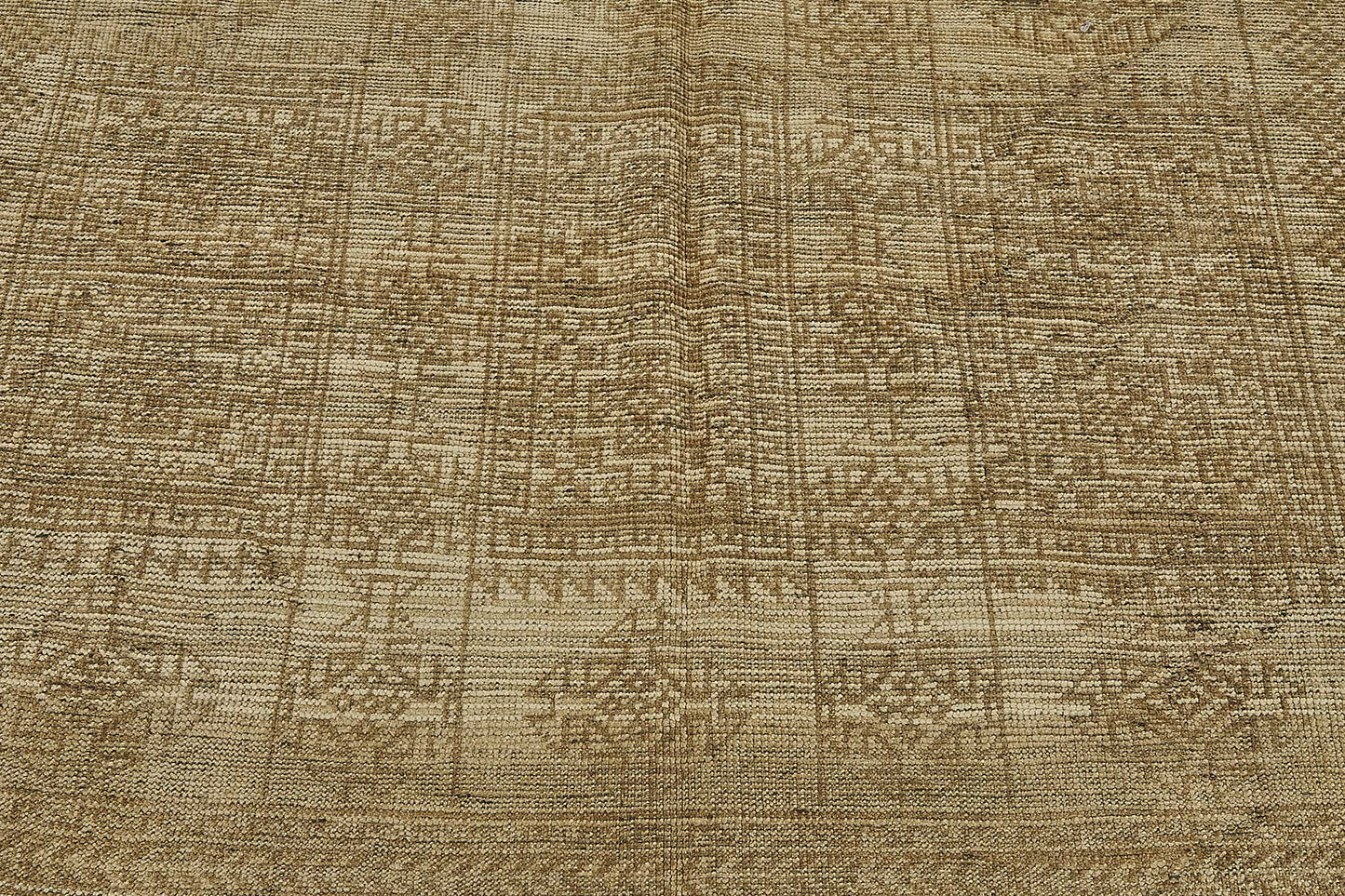 6x8 Beige Antique Afghan Kunduz Rug - 50138