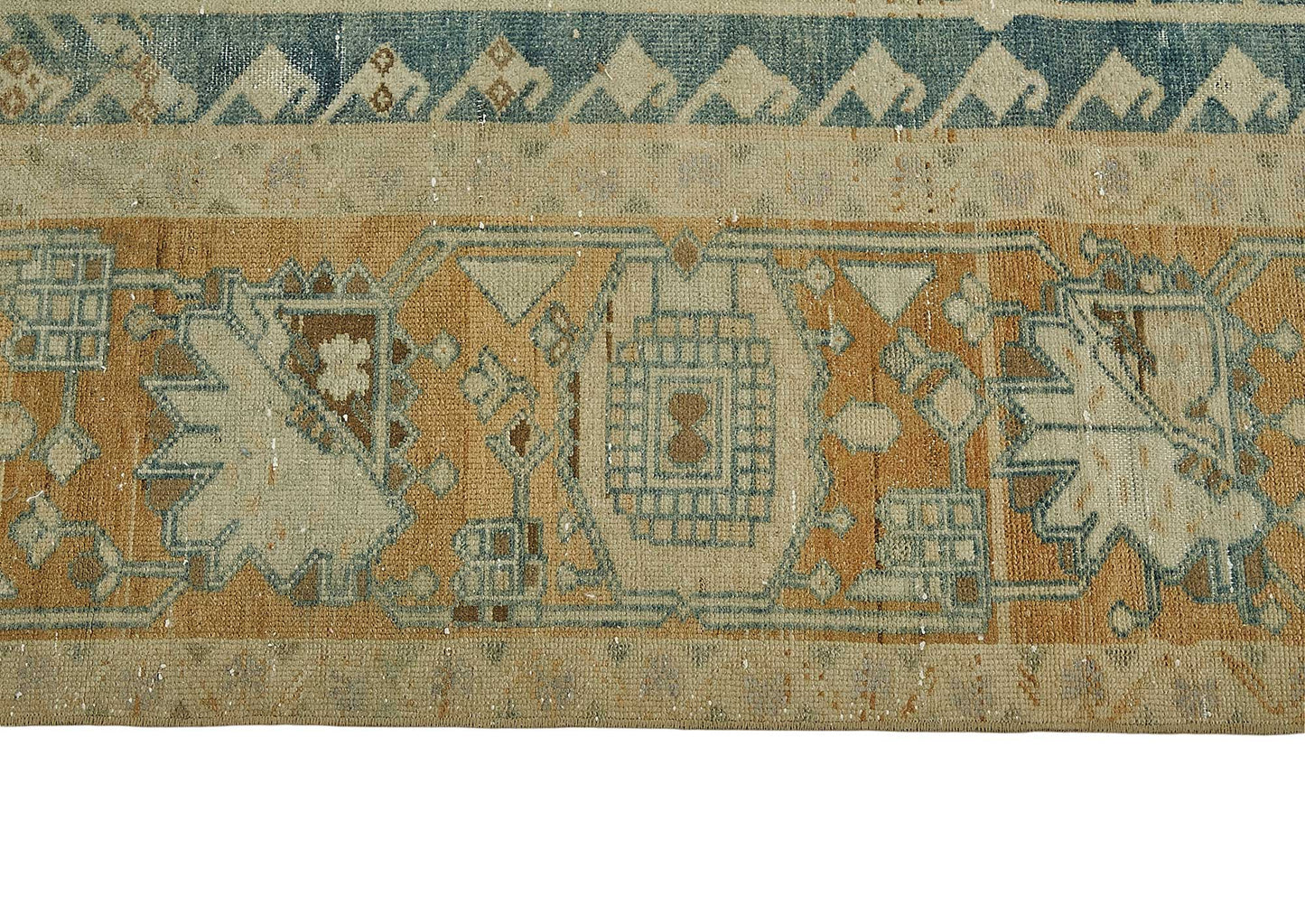7x10 Beige Antique Persian Bakthiari Rug - 50145