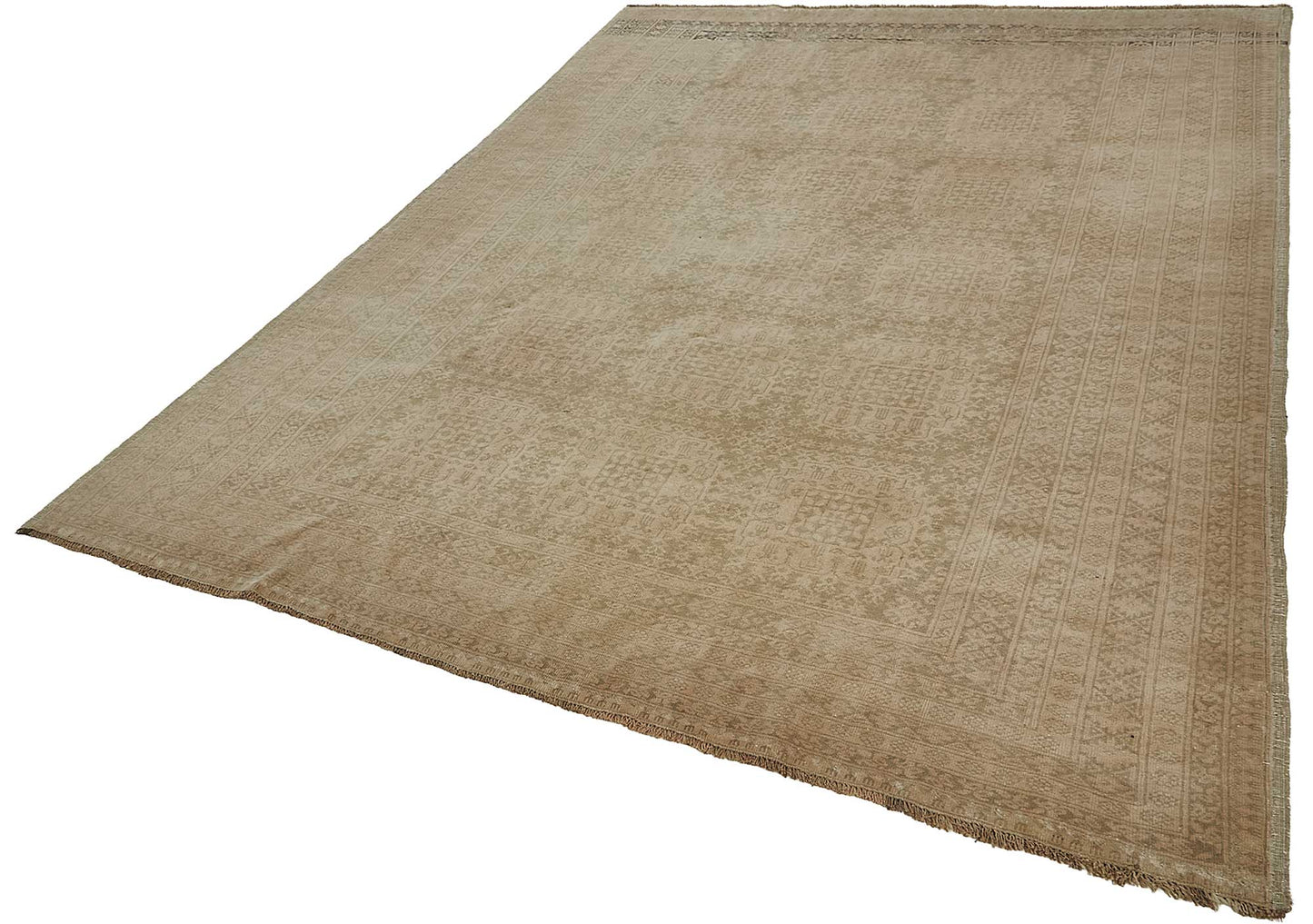 7x9 Beige Vintage Large Area Rug - 50165
