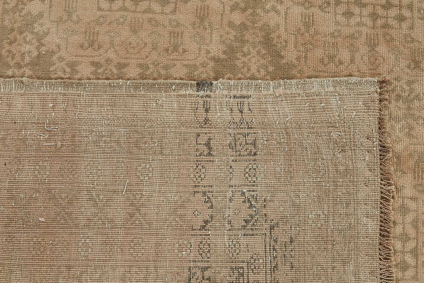 7x9 Beige Vintage Large Area Rug - 50165