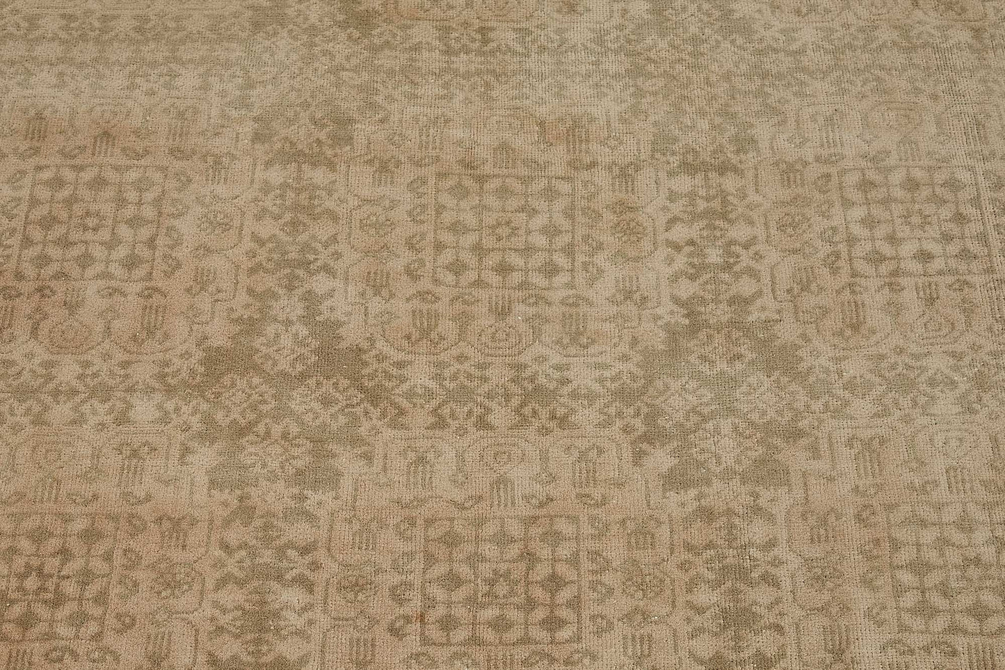 7x9 Beige Vintage Large Area Rug - 50165