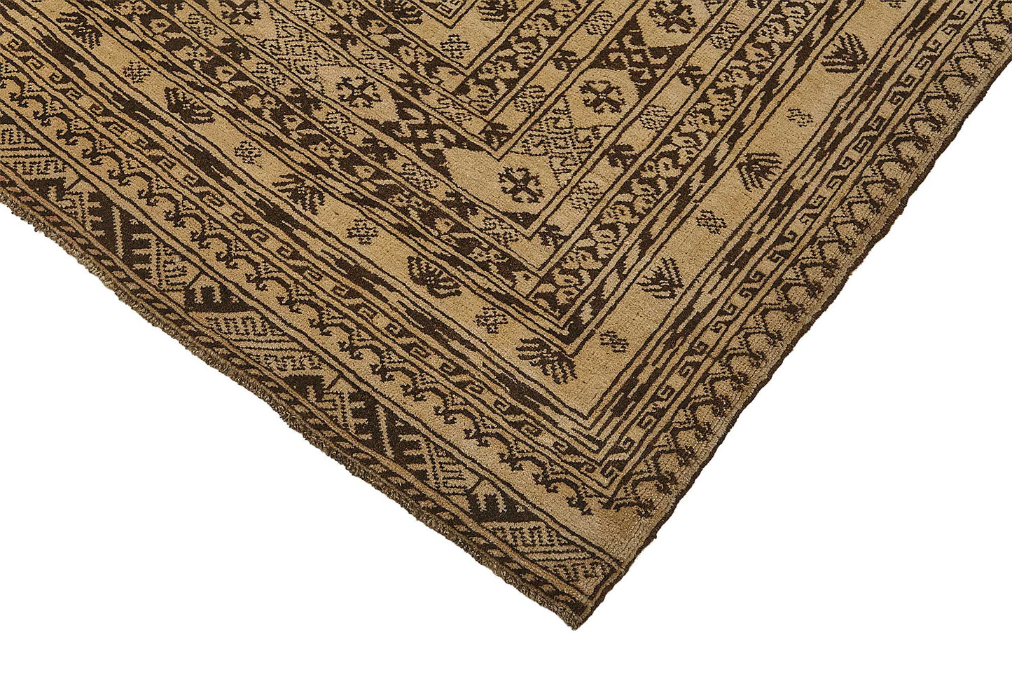 7x9 Beige Vintage Large Area Rug - 50167