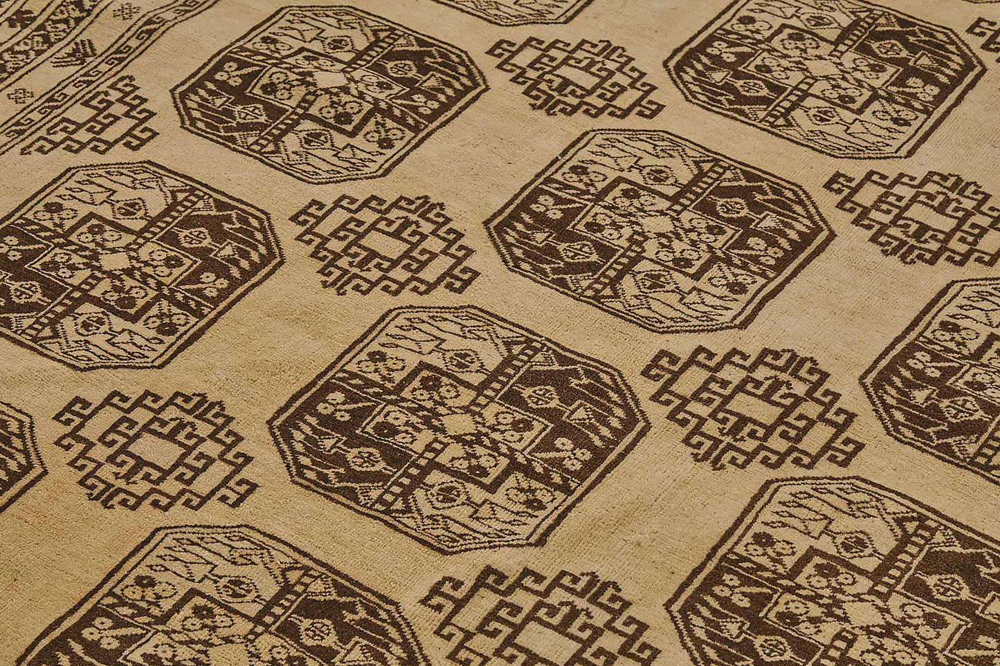 7x9 Beige Vintage Large Area Rug - 50167