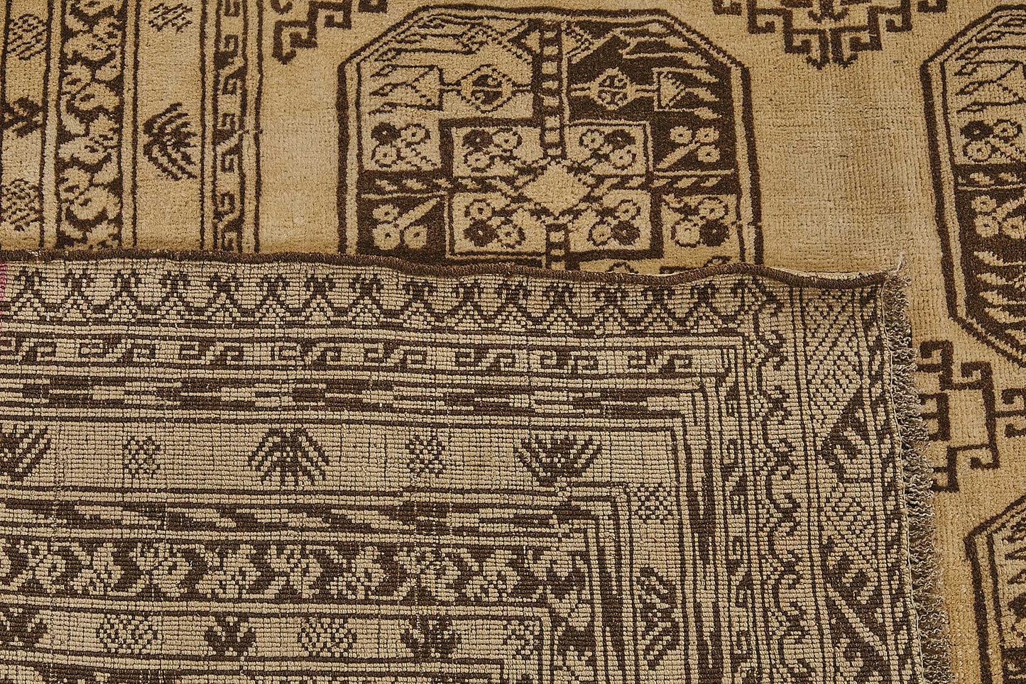 7x9 Beige Vintage Large Area Rug - 50167