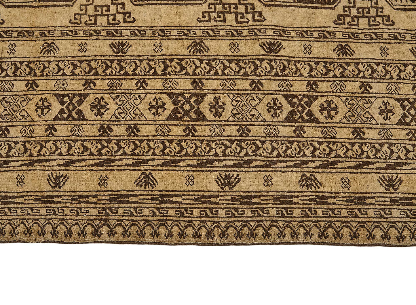 7x9 Beige Vintage Large Area Rug - 50167