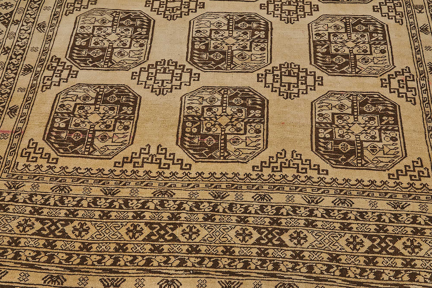 7x9 Beige Vintage Large Area Rug - 50167
