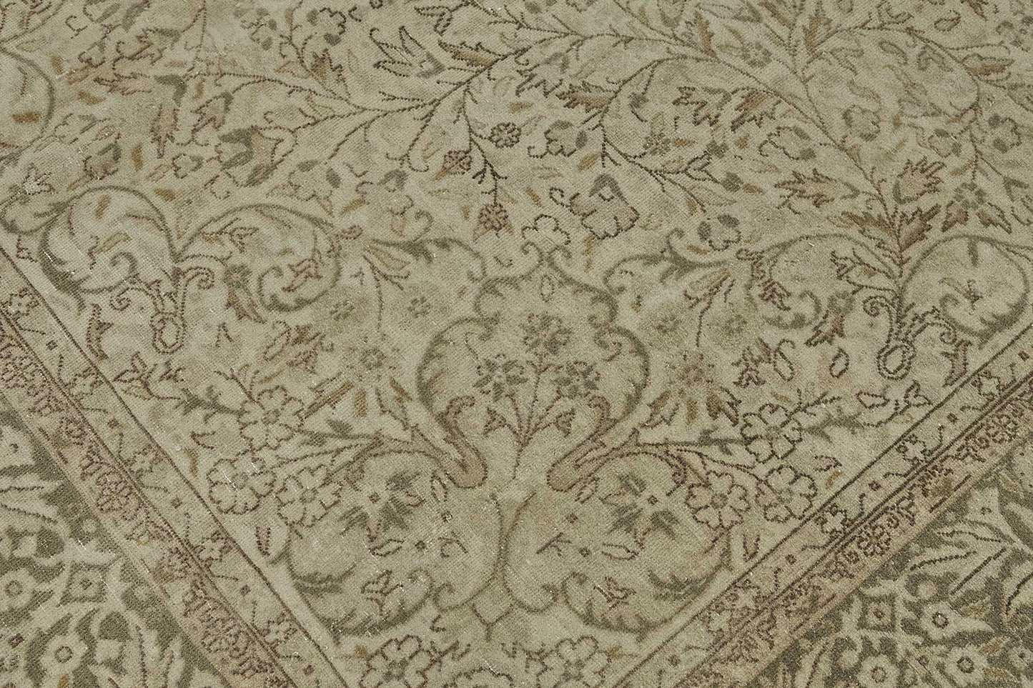 7x10 Beige Vintage Large Area Rug - 50177