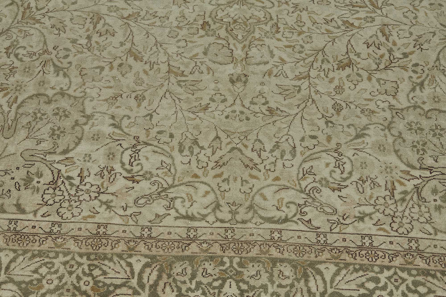7x10 Beige Vintage Large Area Rug - 50177
