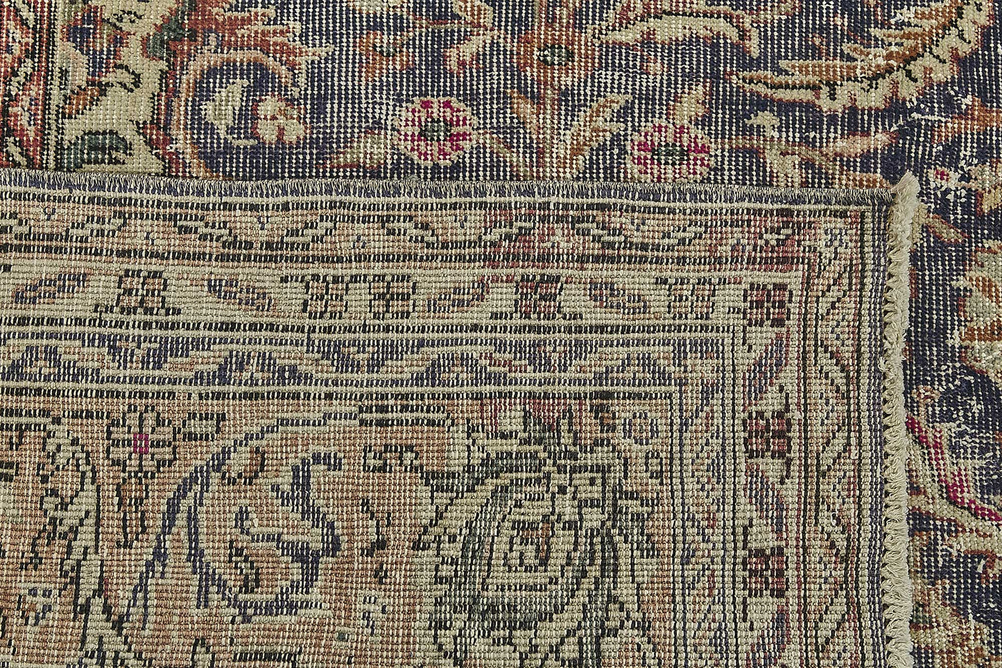 8x11 Beige Vintage Large Area Rug - 50179