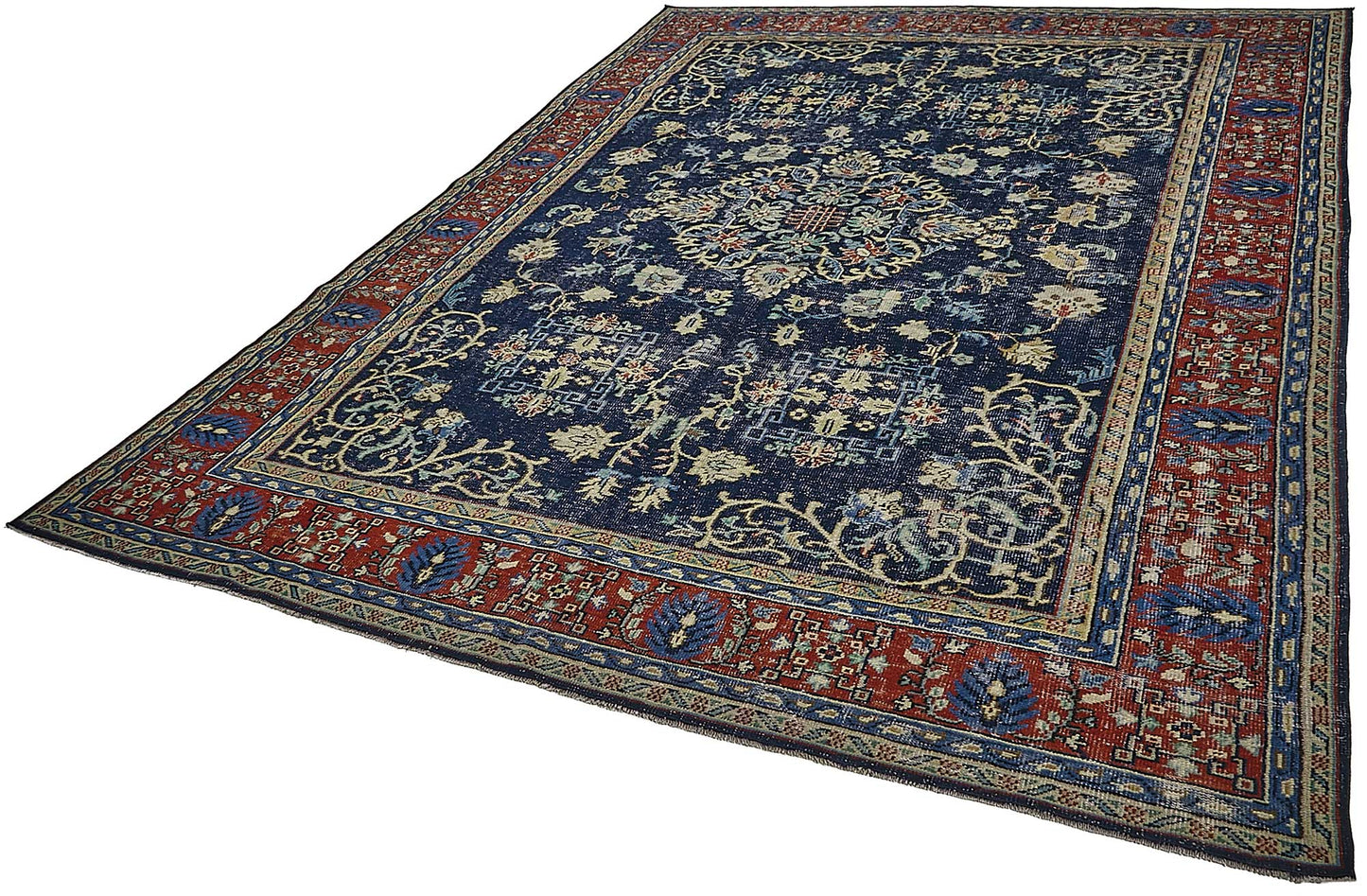 8x11 Beige Vintage Large Area Rug - 50181