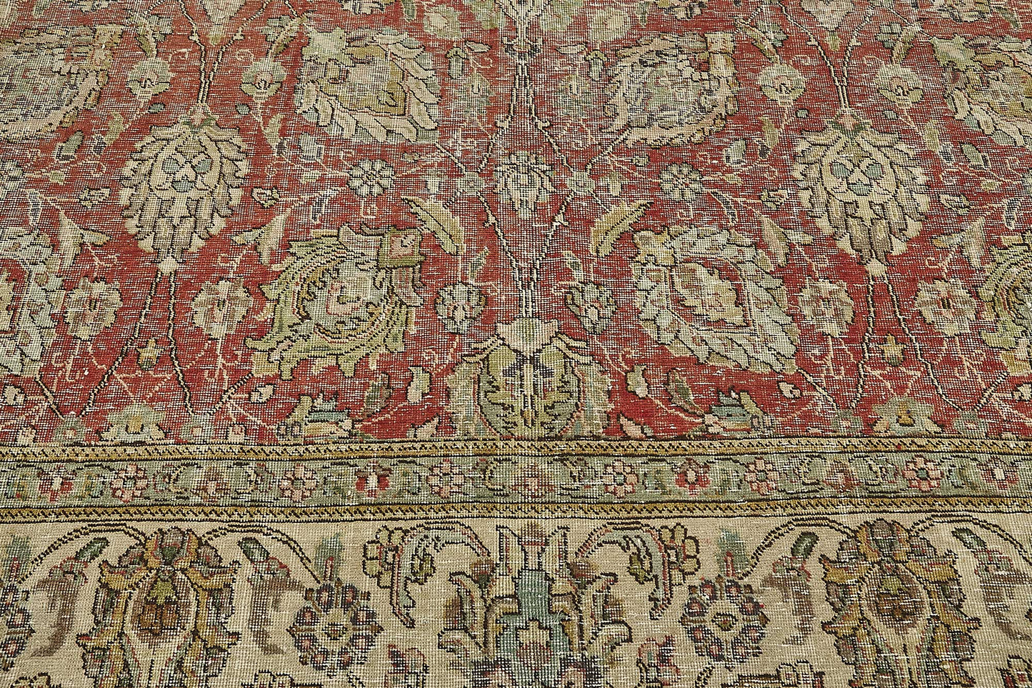 10x13 Beige Vintage Large Area Rug - 50188
