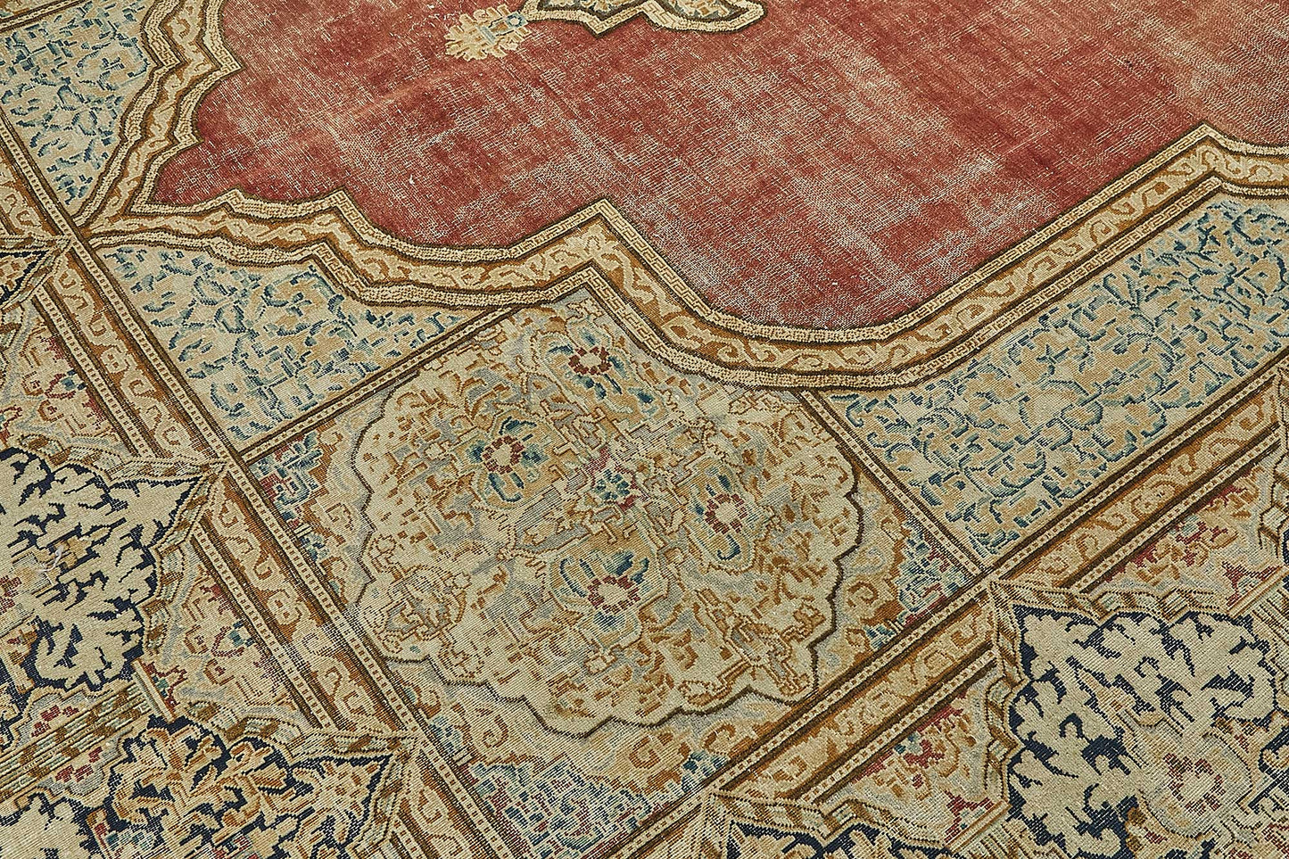 9x13 Beige Vintage Large Area Rug - 50189