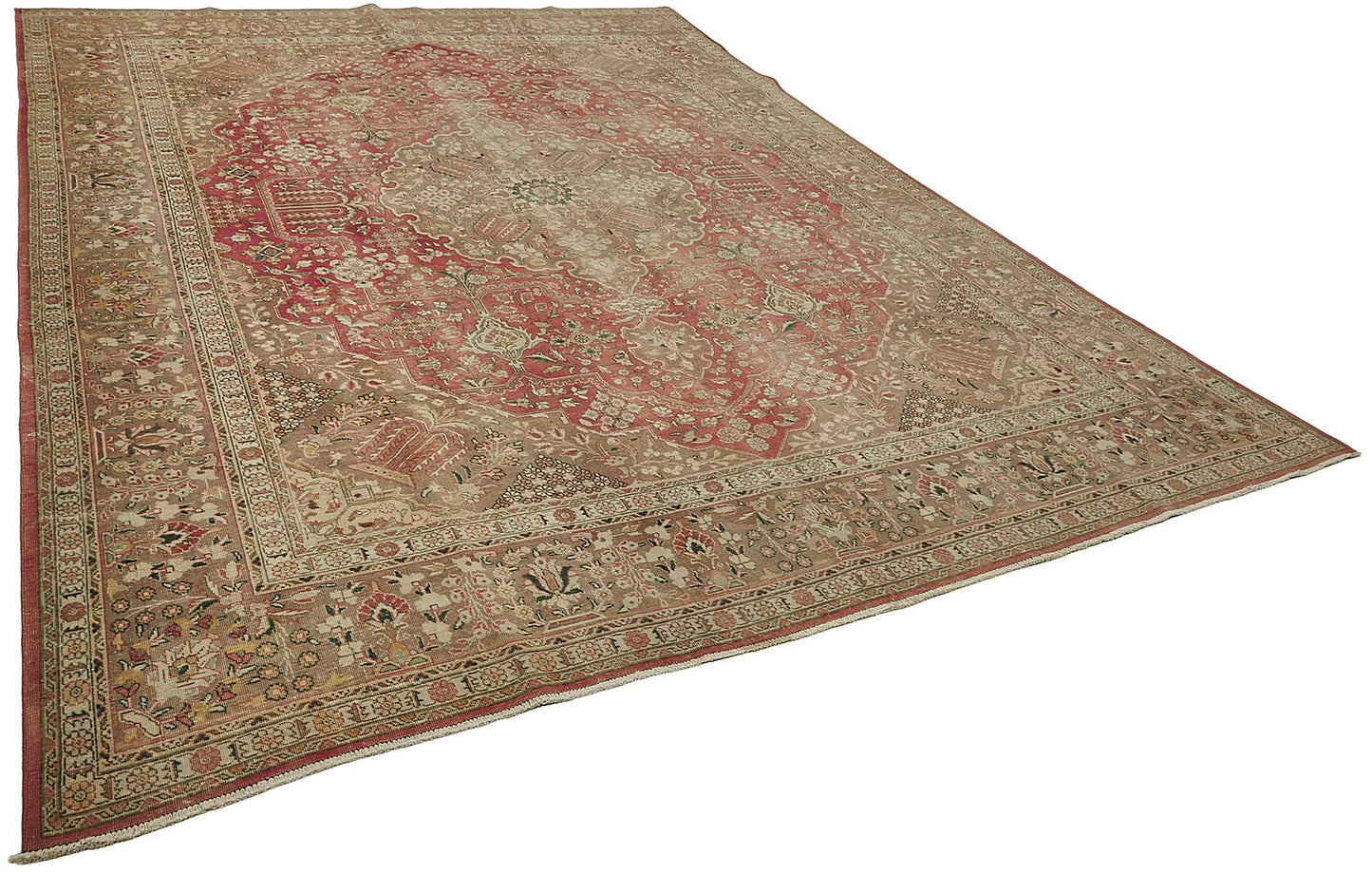 9x12 Beige Vintage Large Area Rug - 50193