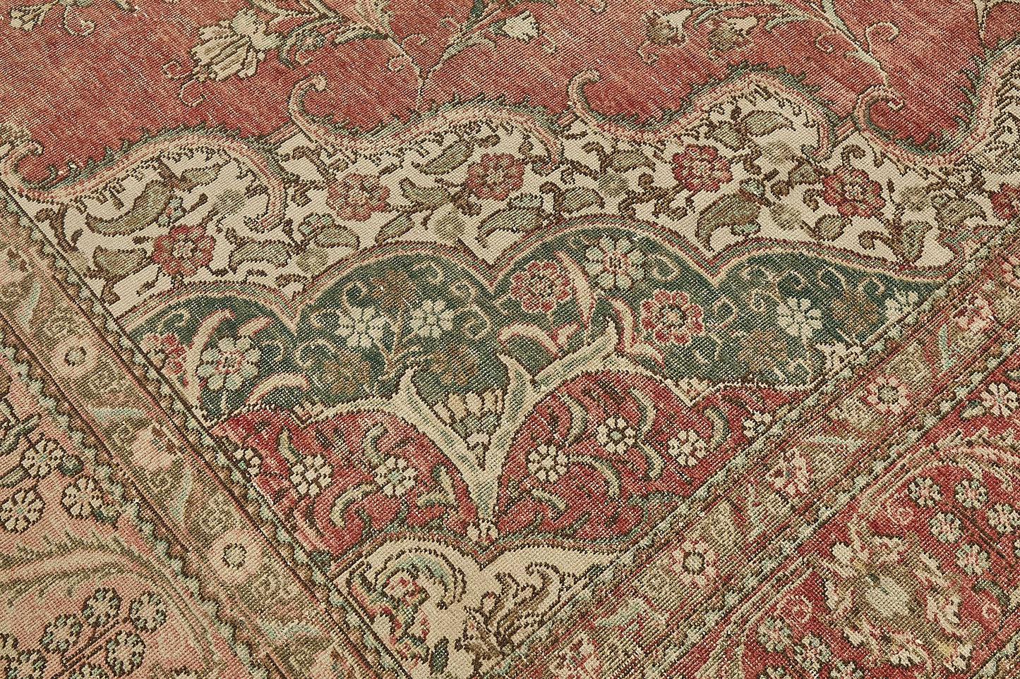 10x13 Beige Vintage Large Area Rug - 50194