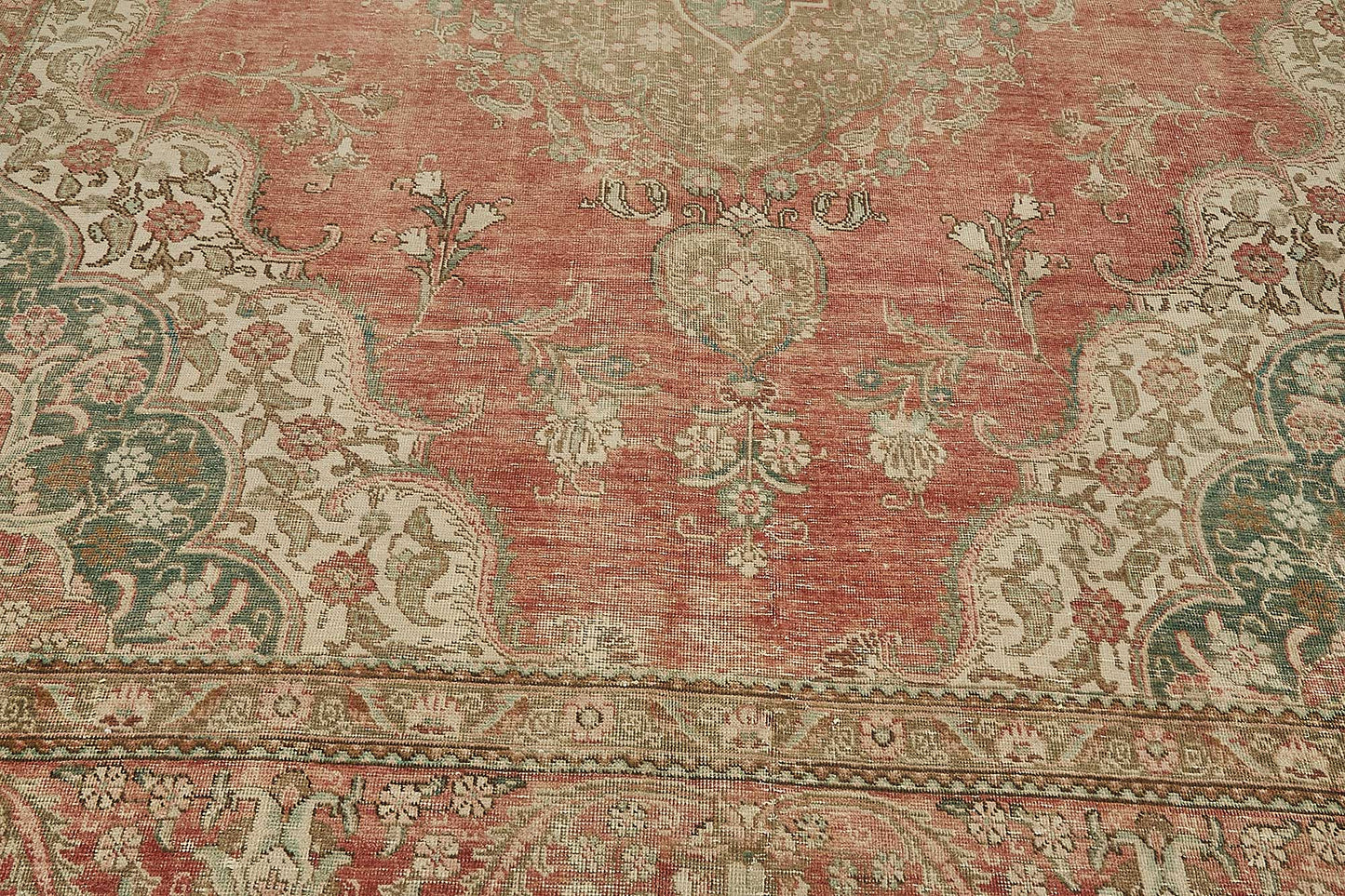 10x13 Beige Vintage Large Area Rug - 50194
