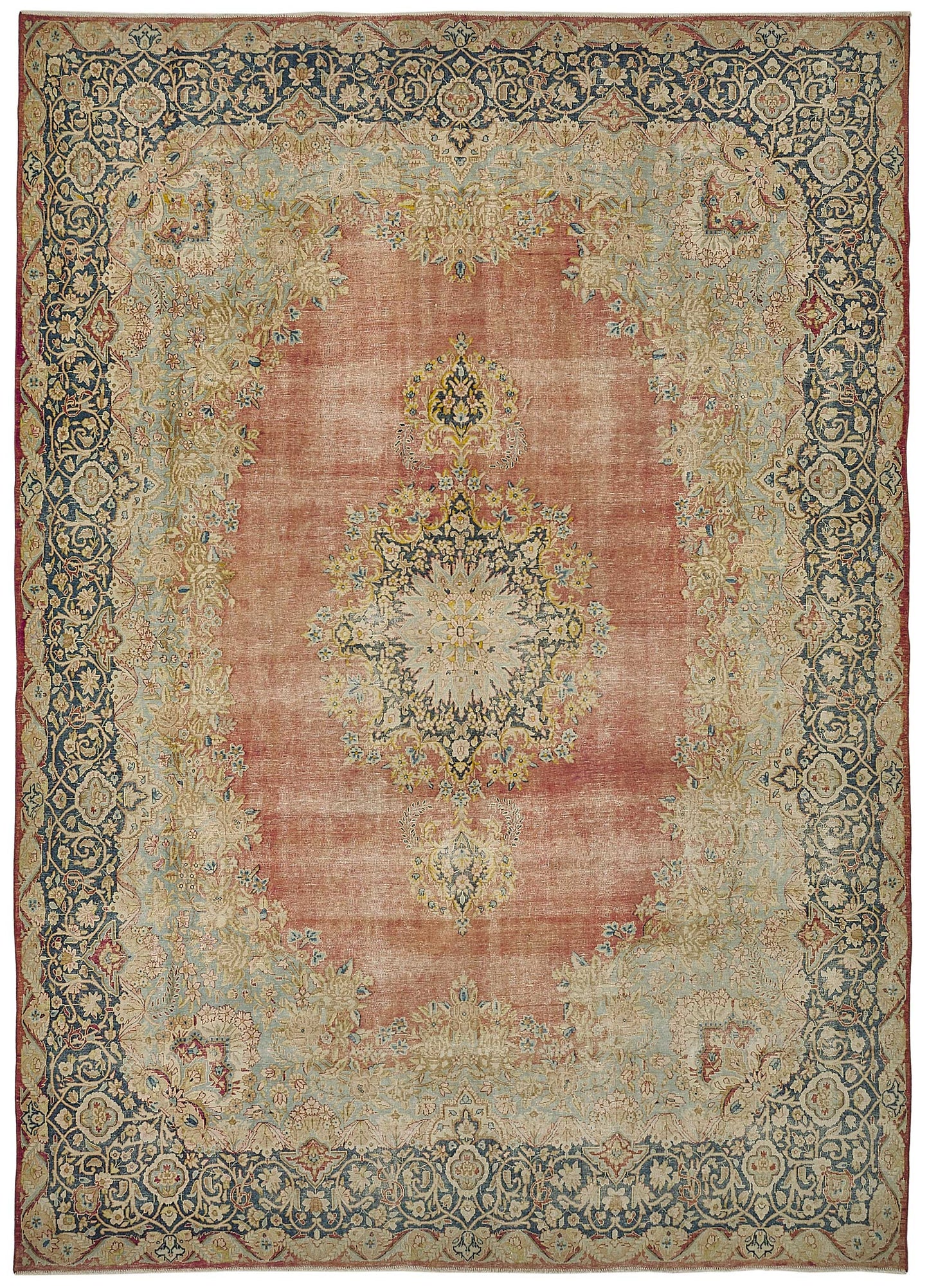 9x13 Beige Vintage Large Area Rug - 50196