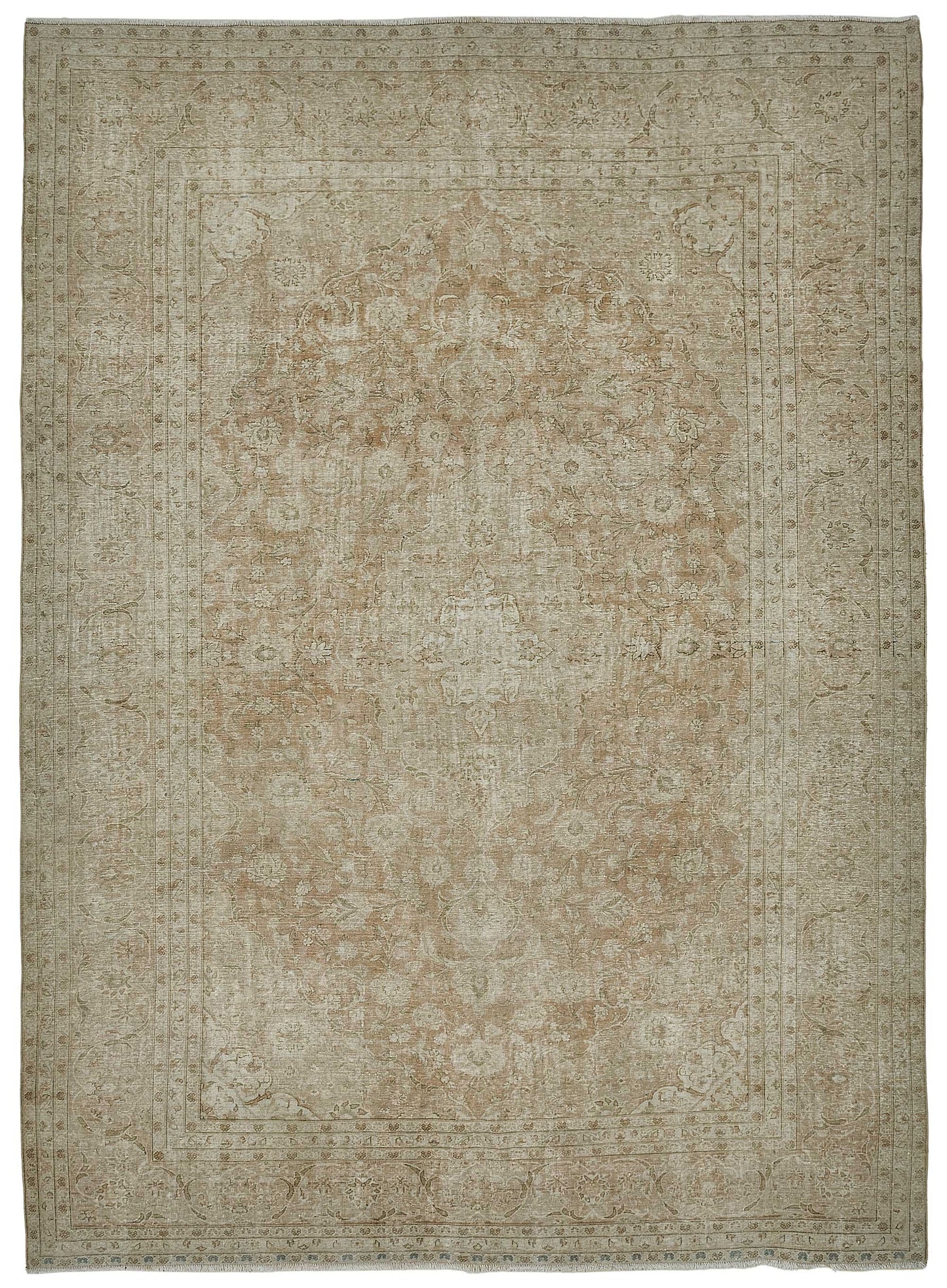 9x13 Beige Vintage Large Area Rug - 50197