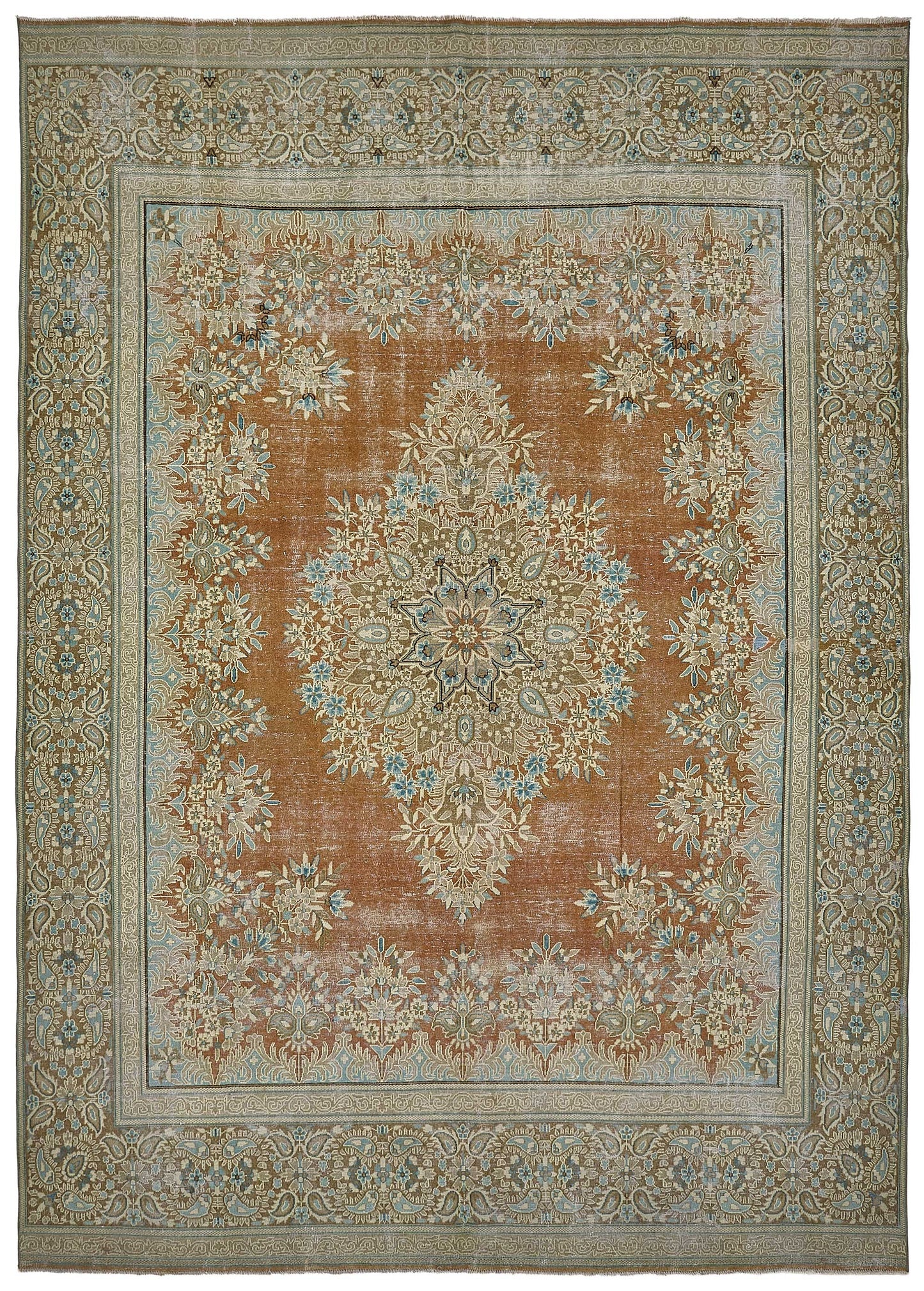9x12 Beige Vintage Large Area Rug - 50201