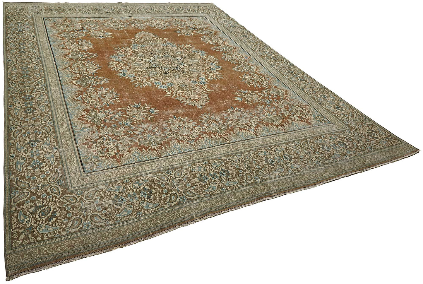 9x12 Beige Vintage Large Area Rug - 50201