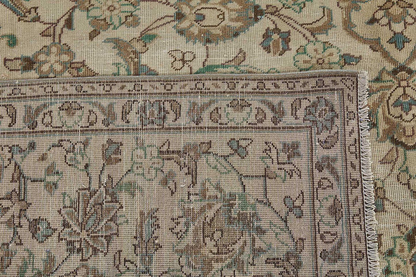 8x11 Beige Vintage Large Area Rug - 50204