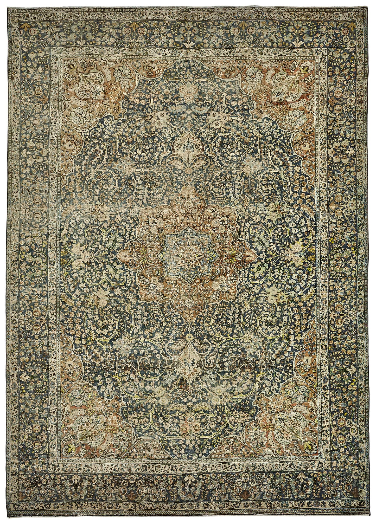 10x13 Beige Vintage Large Area Rug - 50205