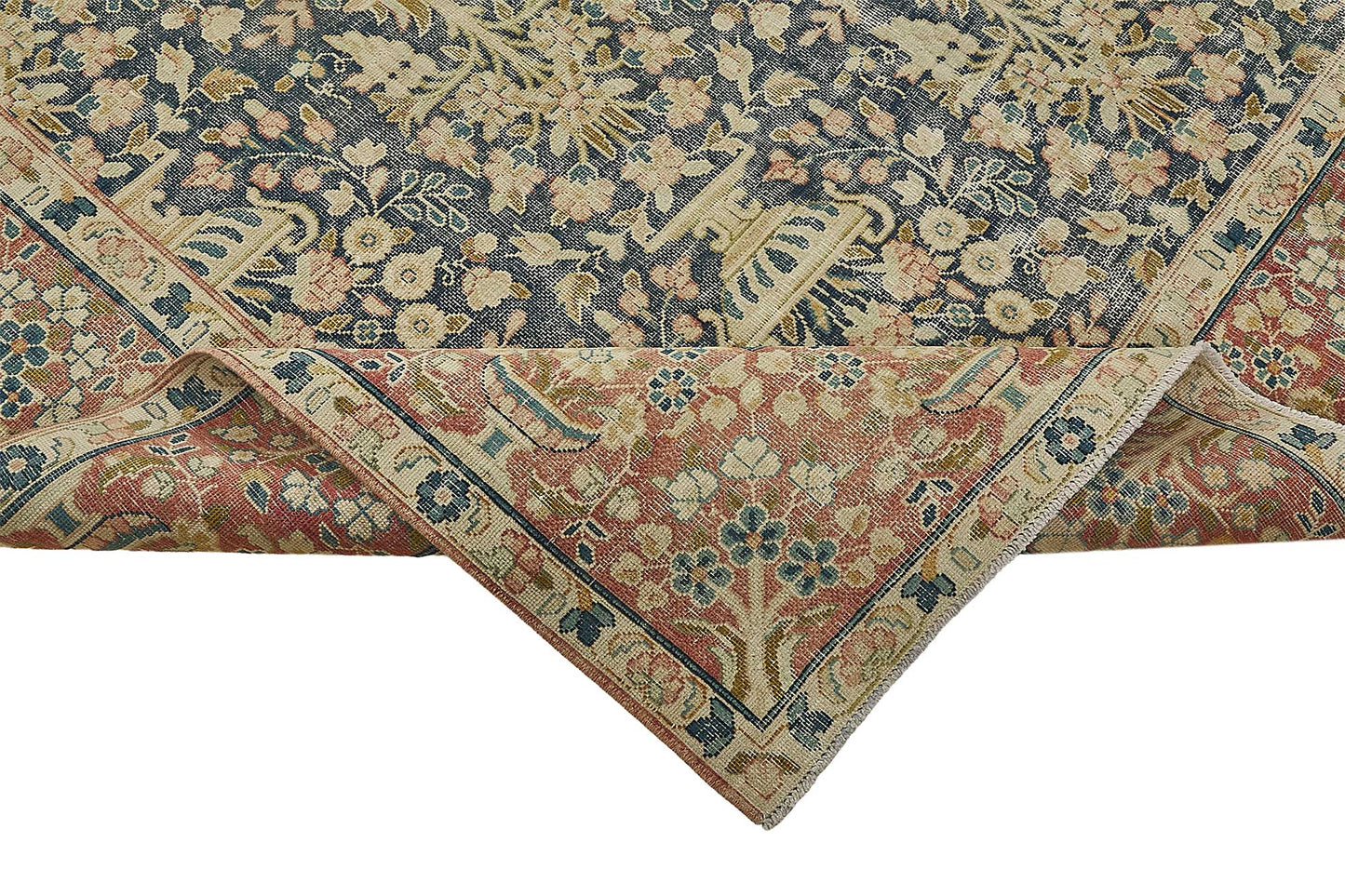 8x11 Beige Vintage Large Area Rug - 50207