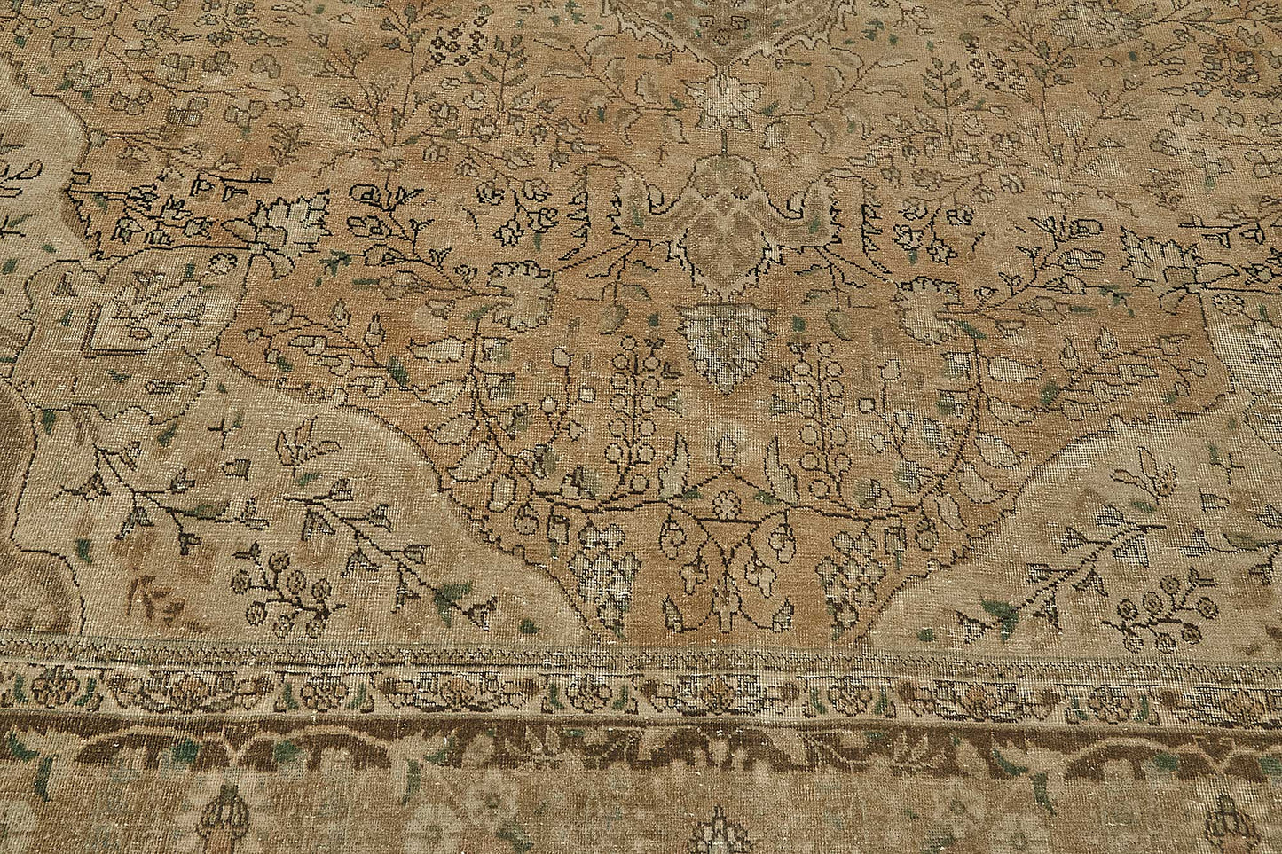 10x13 Beige Vintage Large Area Rug - 50233